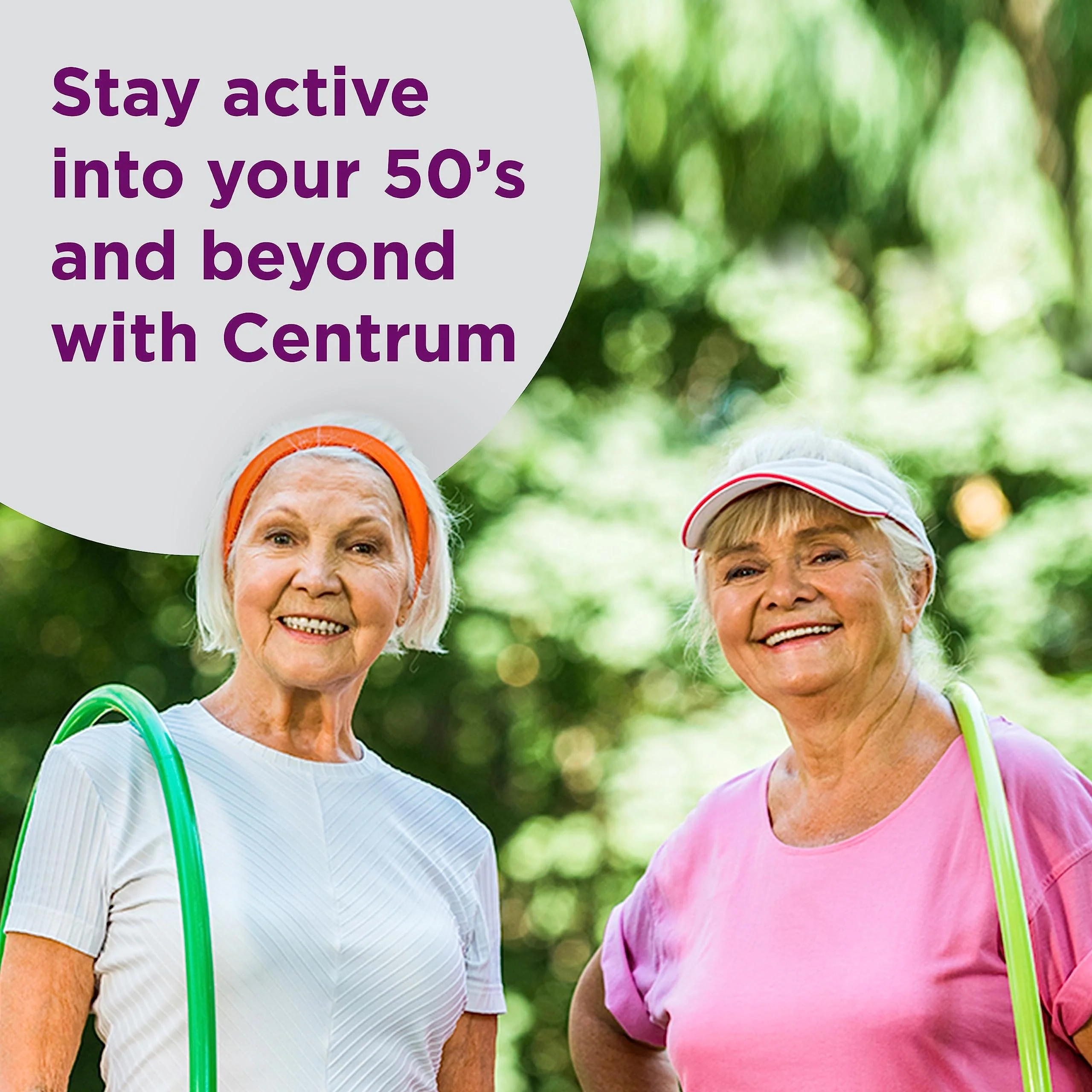 Centrum Silver Women's Multivitamin for Women 50 Plus, Multivitamin/Multimineral Supplement with Vitamin D3, B Vitamins, Calcium and Antioxidants, Gluten Free, Non-GMO Ingredients - 65 Count - Image 4