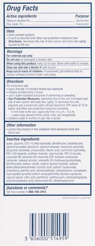 CeraVe 100% Mineral Sunscreen SPF 50, Face sunscreen With Zinc Oxide & Titanium Dioxide, Hyaluronic Acid + Niacinamide + Ceramides, Oil Free, Travel Size 2.5 oz - Image 33