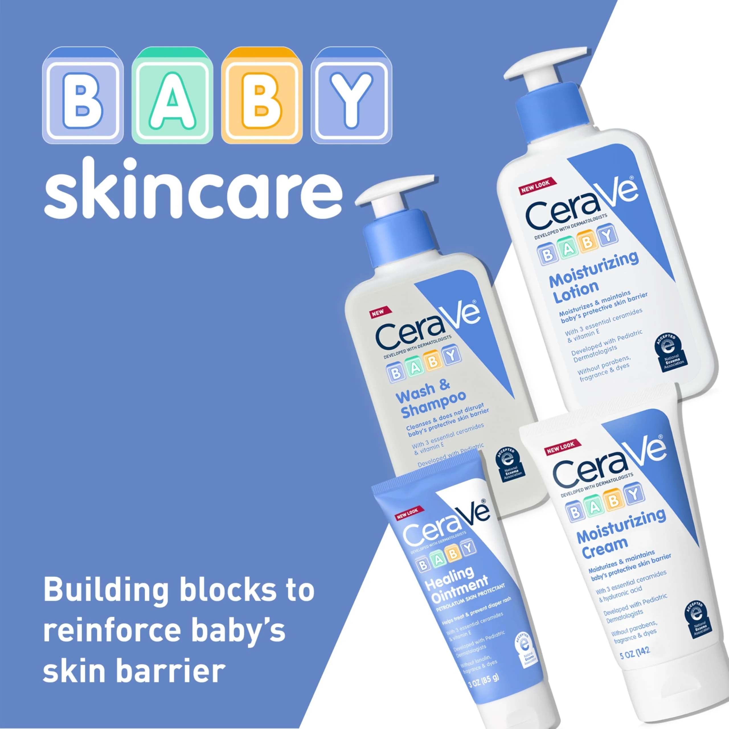 CeraVe Baby Wash & Shampoo, Fragrance, Paraben, & Sulfate Free Shampoo for Tear-Free Baby Bath Time, 8 Ounce - Image 15