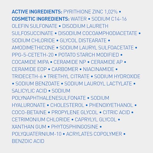 CeraVe Hydrating Anti Dandruff Shampoo, 1% Pyrithione Zinc Dandruff Treatment With Ceramides, Niacinamide, Hyaluronic Acid, Eliminate Flake,Provides Itchy Scalp Relief, Sulfate-Free, 12 Oz (Pack of 2) - Image 2