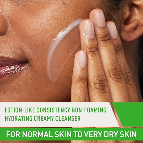 CeraVe Hydrating Facial Cleanser, Moisturizing Face Wash For Dry Skin, Hyaluronic Acid + Ceramides + Glycerin, Hydrating Cleanser For Normal To Dry Skin, National Eczema Association Certified - Image 8