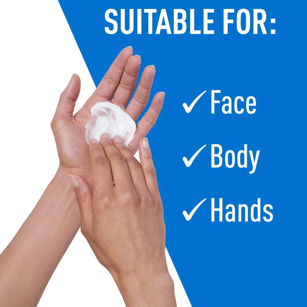 CeraVe Moisturizing Cream & Hydrating Facial Cleanser Skin Care Set, Combo Pack For Dry Skin Relief, Travel Essentials, 1oz Cleanser + 16oz Cream With Pump - Image 4