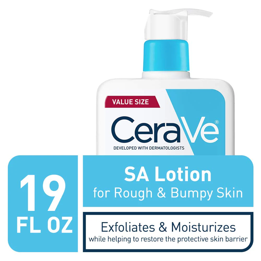 CeraVe SA Lotion for Rough & Bumpy Skin, Vitamin D, Hyaluronic Acid, Lactic Acid, Niacinamide & Salicylic Acid, Gentle Exfoliating Rough And Bumpy Skin Lotion, 19 Ounce - Image 7