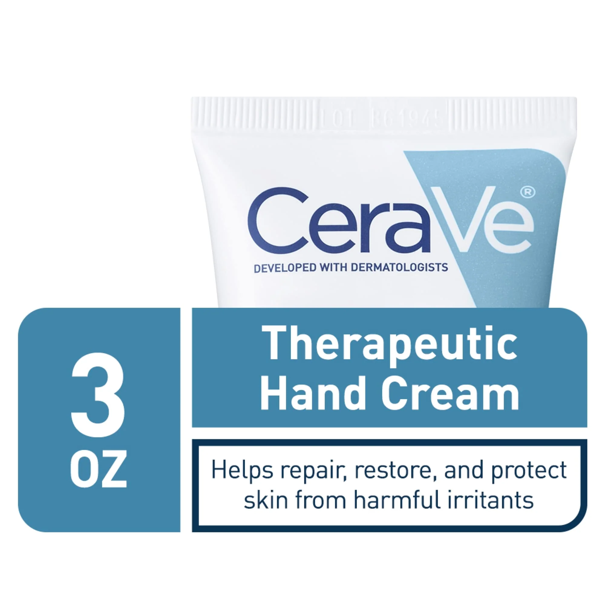 CeraVe Therapeutic Hand Cream for Dry Cracked Hands With Hyaluronic Acid and Niacinamide, Fragrance Free 3 Ounce - Image 11