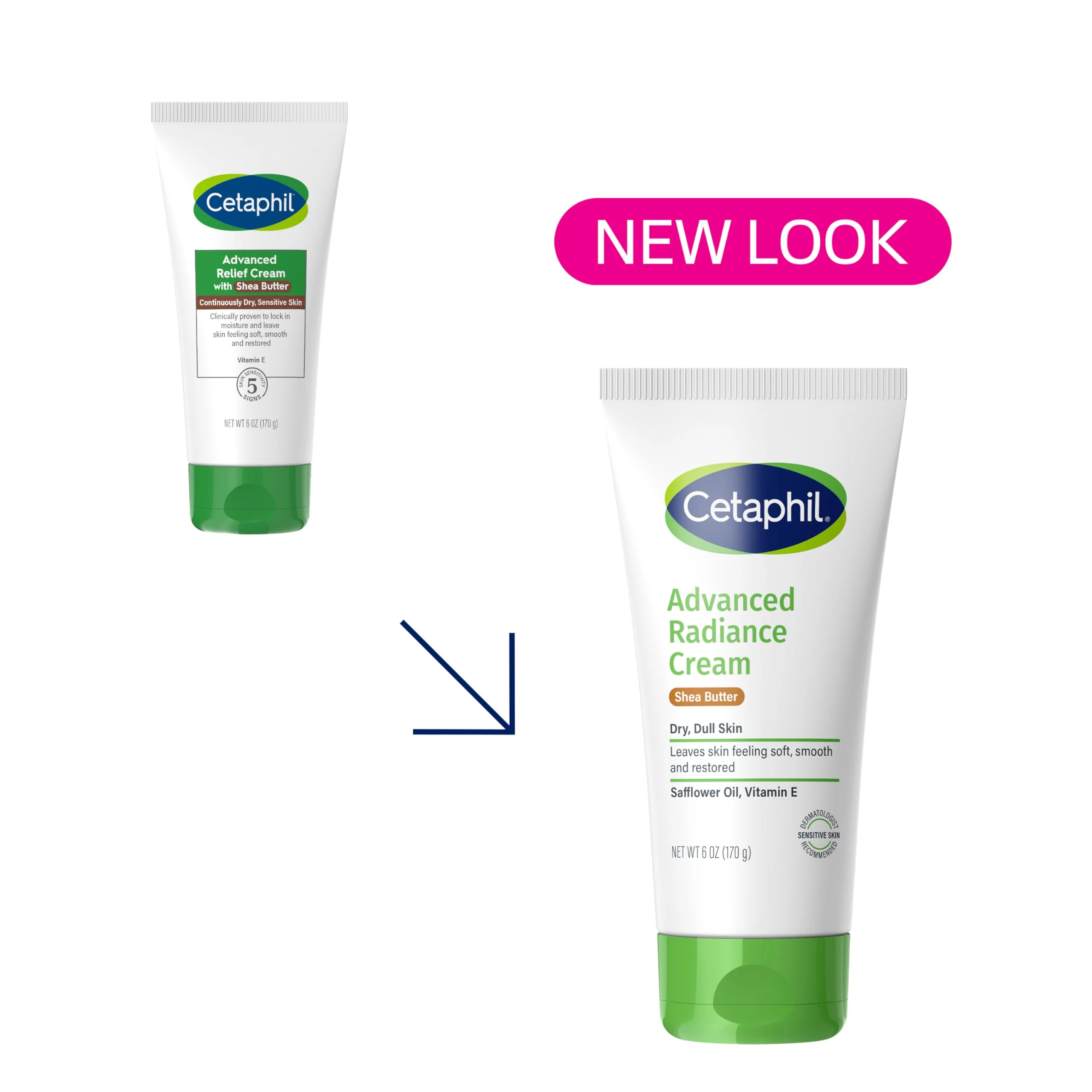 Cetaphil Advanced Radiance Cream with Shea Butter, 6 oz, For Dry, Dull Skin, More Radiant Skin, 48 Hour Hydration, All Skin Tones & Types, Hypoallergenic, Fragrance Free - Image 11