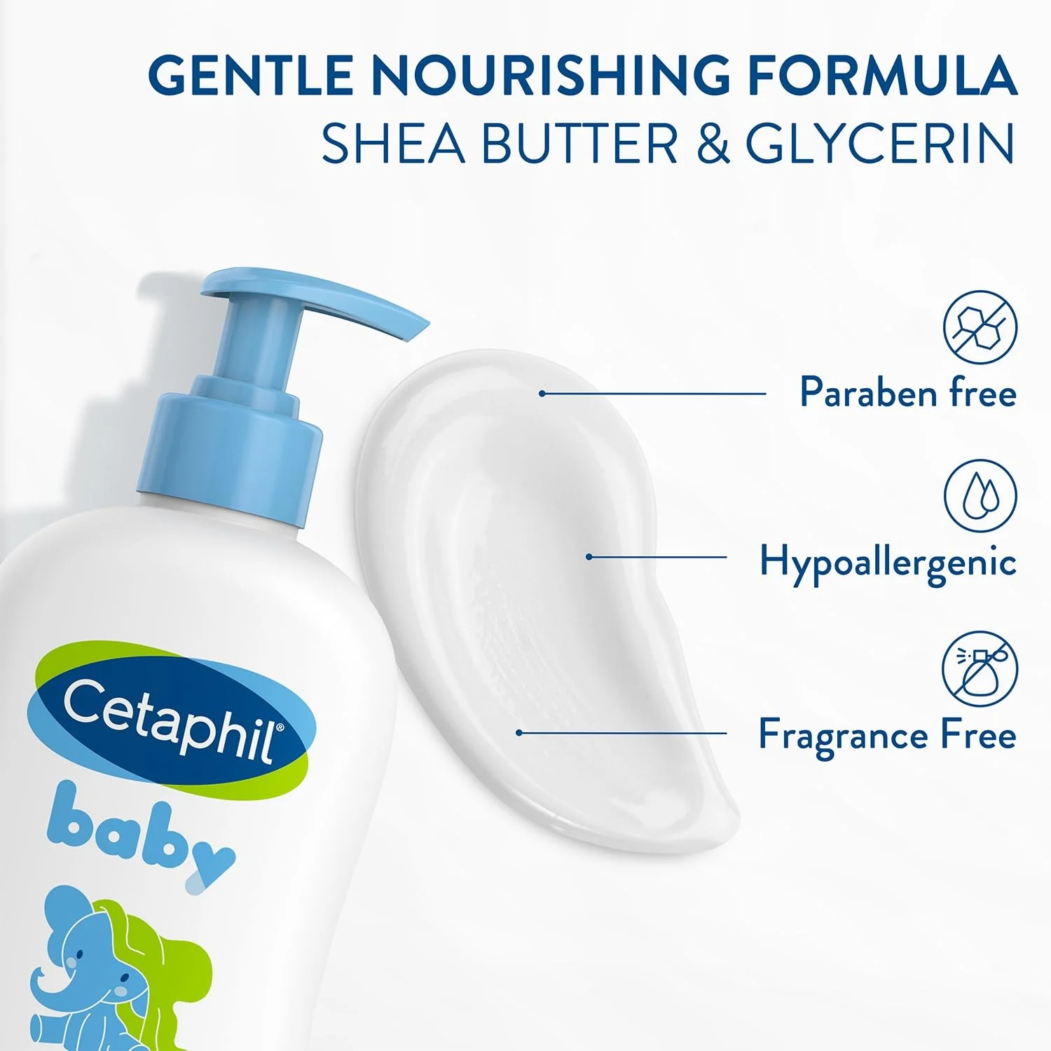 Cetaphil Baby Daily Lotion with Organic Calendula, 13.5 Fl oz, Vitamin E, Sweet Almond & Sunflower Oils, Mineral Oil Free, Paraben Free, Dermatologist Tested, Clinically Proven for Sensitive Skin - Image 6