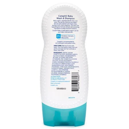Cetaphil Baby Wash and Shampoo with Organic Calendula, 7.8 Ounce (Pack of 4) - Image 2