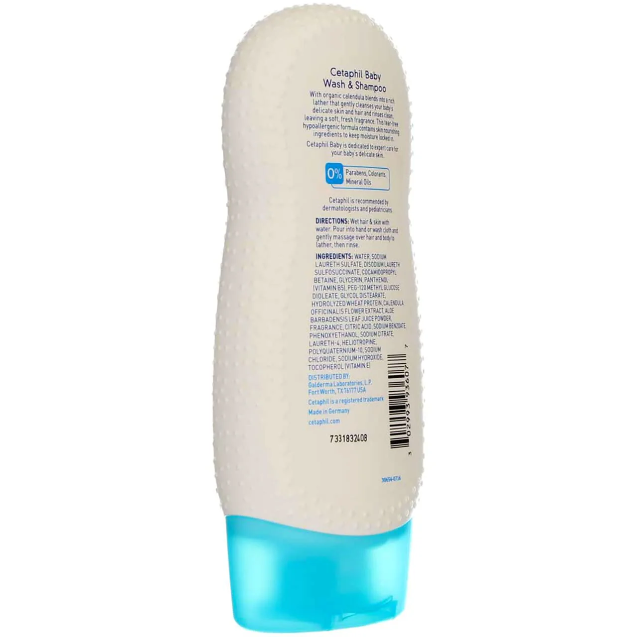 Cetaphil Baby - Wash & Shampoo - with Organic Calendula - Net Wt. 7.8 FL OZ (230 mL) Per Bottle - Pack of 2 Bottles (Packaging/Designs Vary) - Image 6
