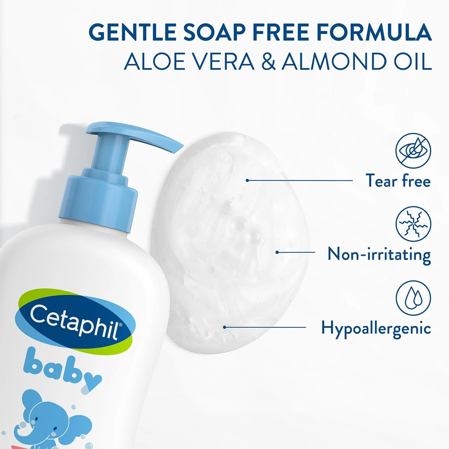 Cetaphil Baby Wash & Shampoo with Organic Calendula, Tear Free, Paraben, Colorant and Mineral Oil Free, 13.5 Fl. Oz - Image 5