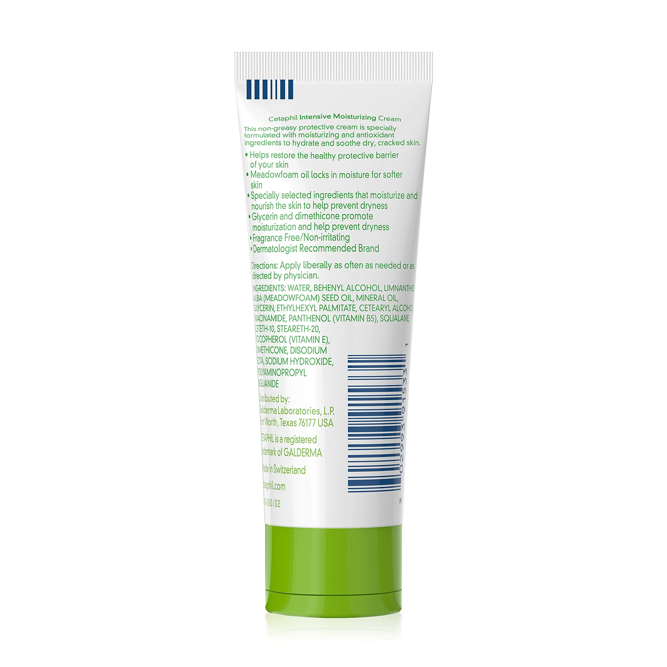 Cetaphil Body Moisturizer with Meadowfoam Oil, Hydrating Cream for Dry, Sensitive Skin, Non-Comedogenic, 3oz - Image 2