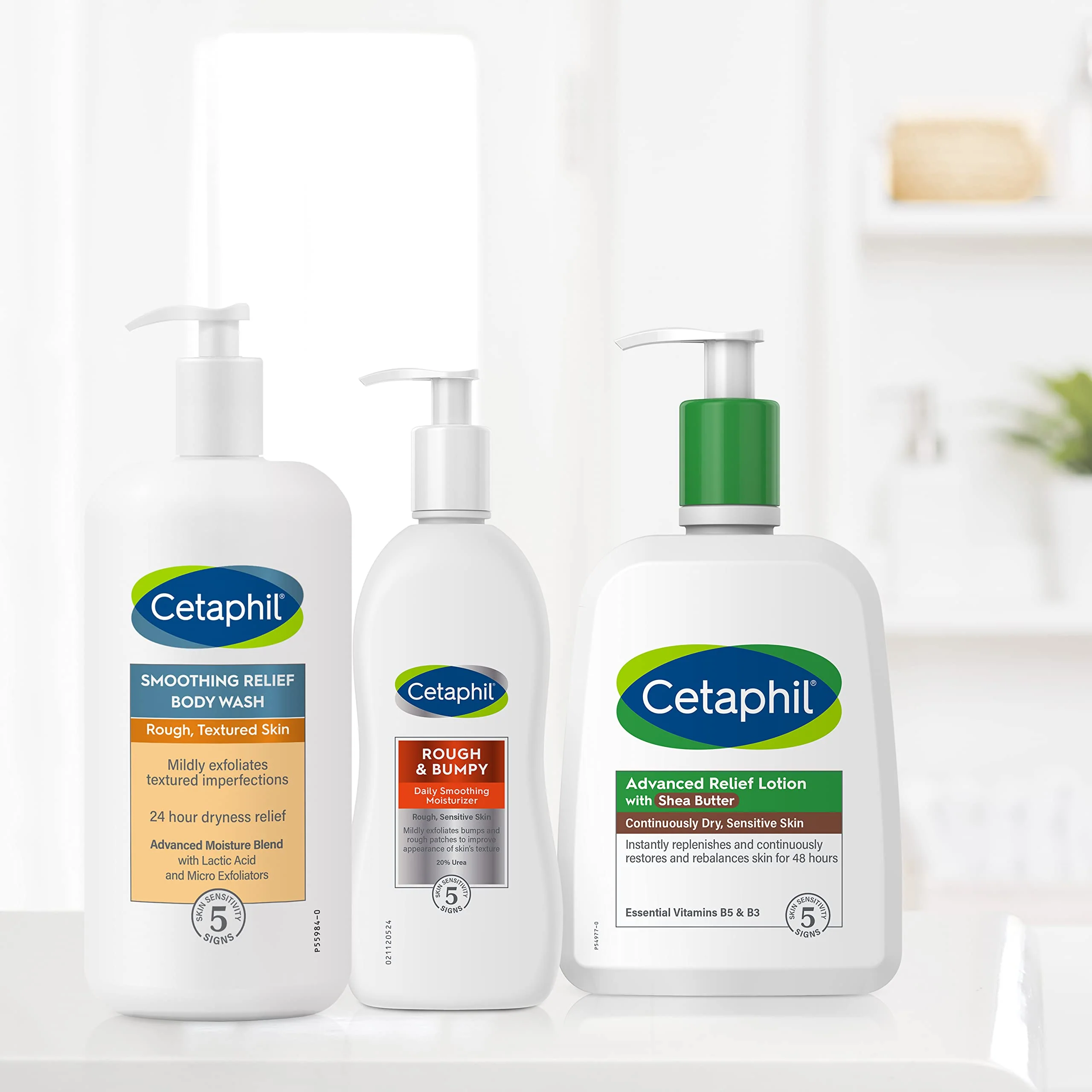 Cetaphil Body Wash, Smoothing Relief Exfoliating Body Wash, Mildly Exfoliates To Smooth Rough, Textured Skin, 24 Hour Dryness Relief, For Sensitive Skin, 20 oz - Image 5