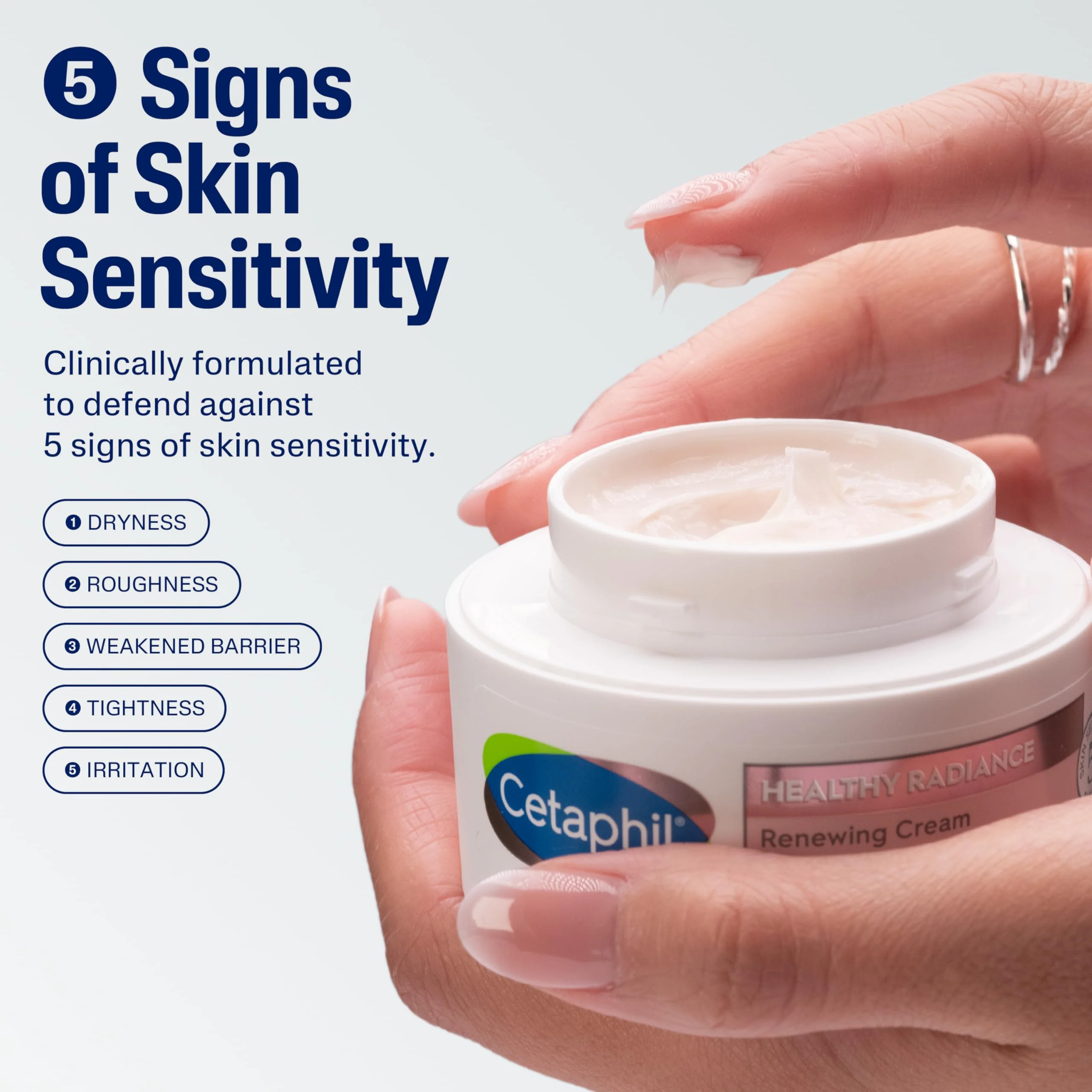Cetaphil Face Cream, Healthy Radiance Renewing Cream, Visibly Reduces Look of Dark Spots, Brightening Lotion, Designed for Sensitive Skin, Hypoallergenic, Fragrance Free, 1.7oz - Image 10