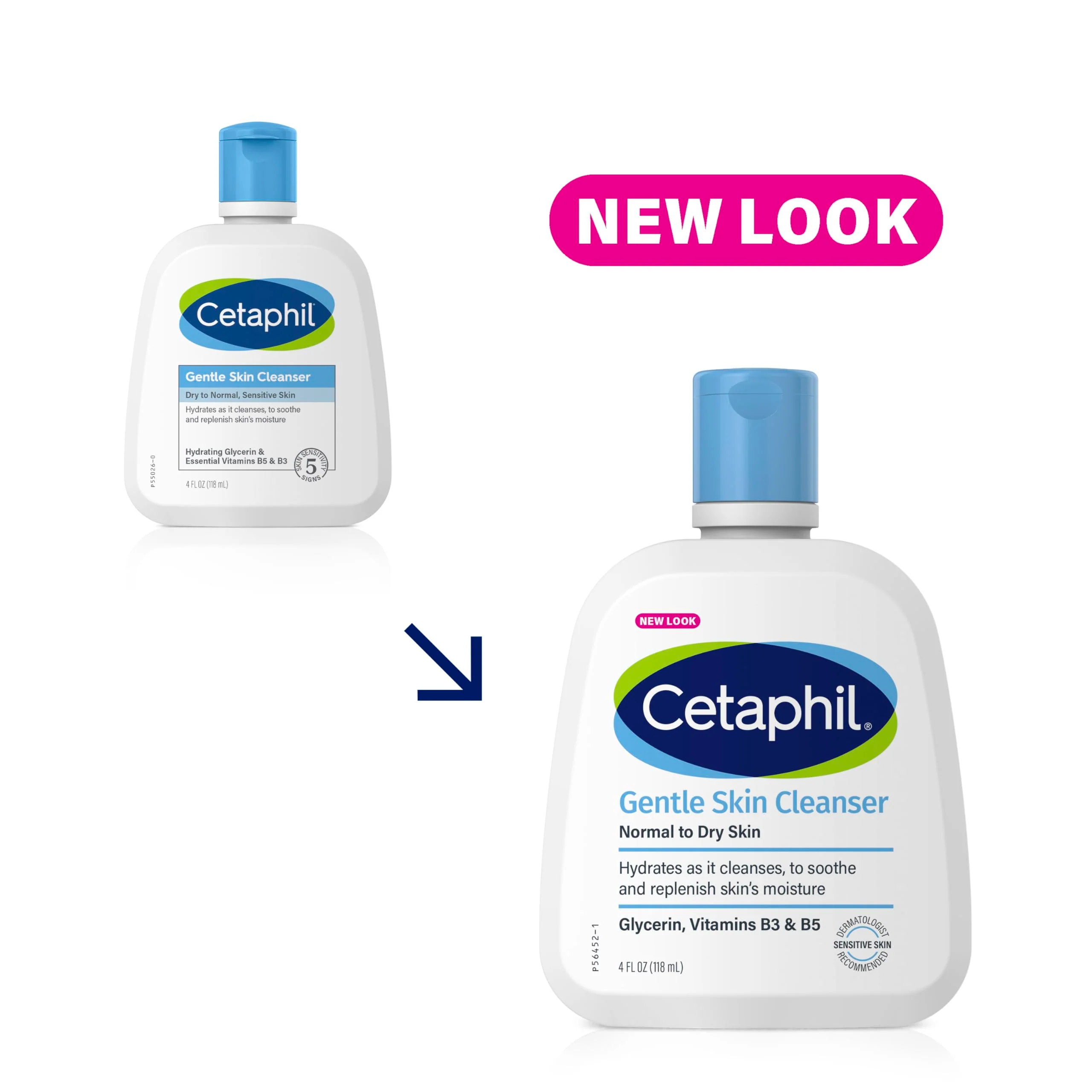 Cetaphil Face Wash, Hydrating Gentle Skin Cleanser for Dry to Normal Sensitive Skin, 4 oz 3 Pack, Fragrance Free, Soap Free and Non-Foaming - Image 10