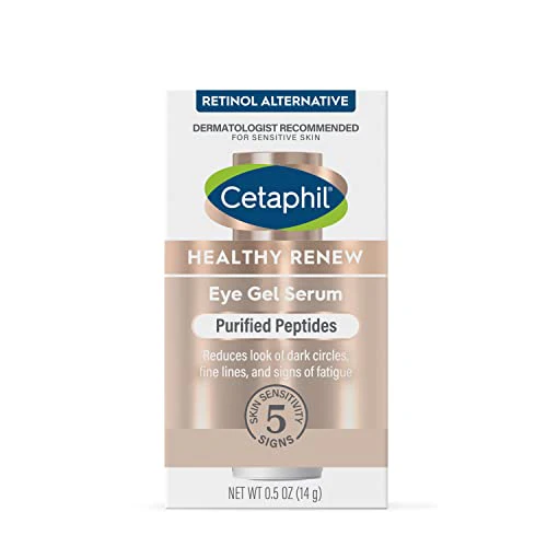 Cetaphil Healthy Renew Hydrating Eye Gel Serum 0.5 Oz, 24Hr Under Eye Cream for Anti Aging, Reduces the Appearance of Dark Circles and Wrinkles, Retinol Alternative Peptide Serum, For Sensitive Skin - Image 3