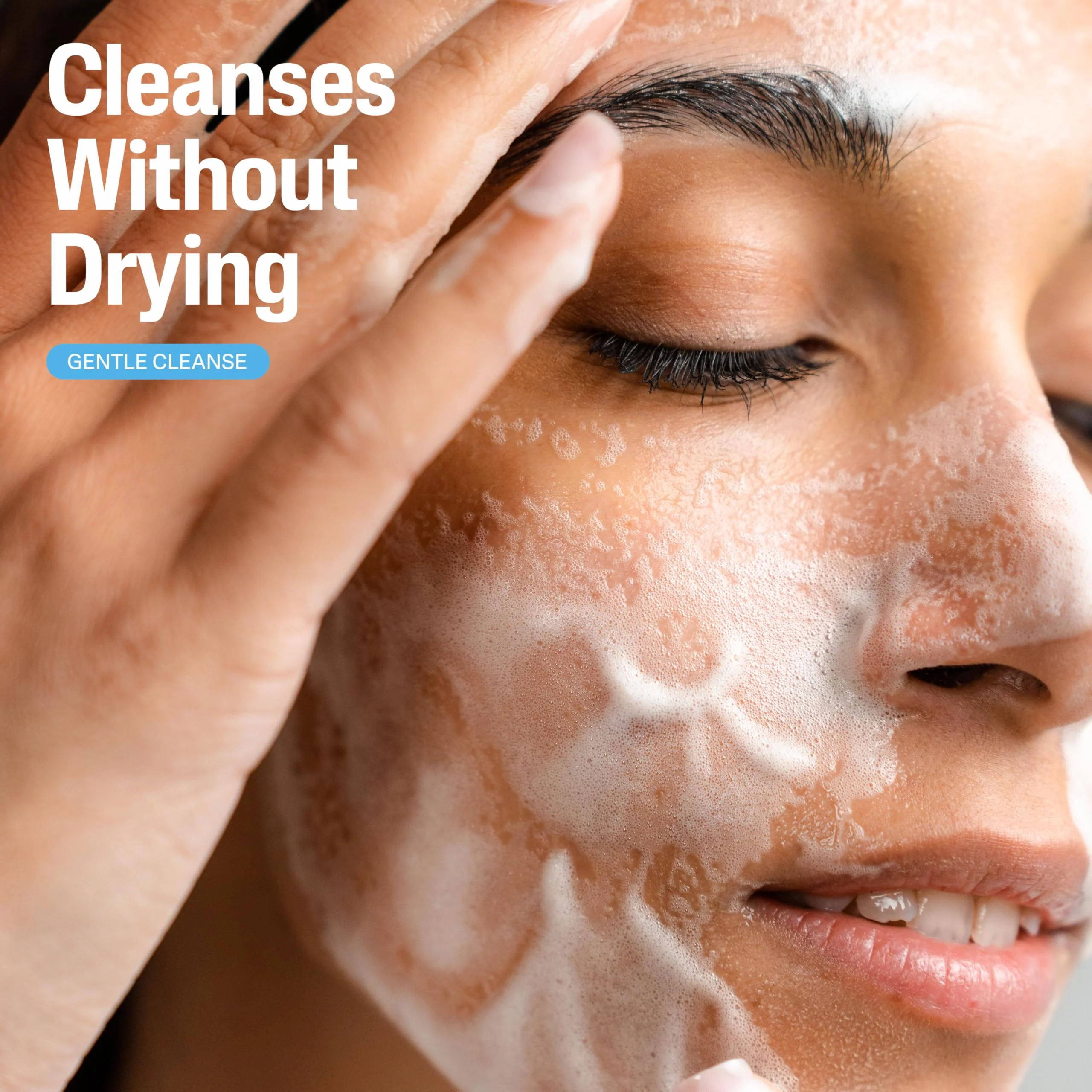Cetaphil Oil Free Gentle Foaming Cleanser For Dry to Normal, Sensitive Skin, 8oz Pack of 2, Made with Glycerin and Vitamins B5 and E, Dermatologist Tested, Hypoallergenic, Soap and Fragrance Free - Image 7
