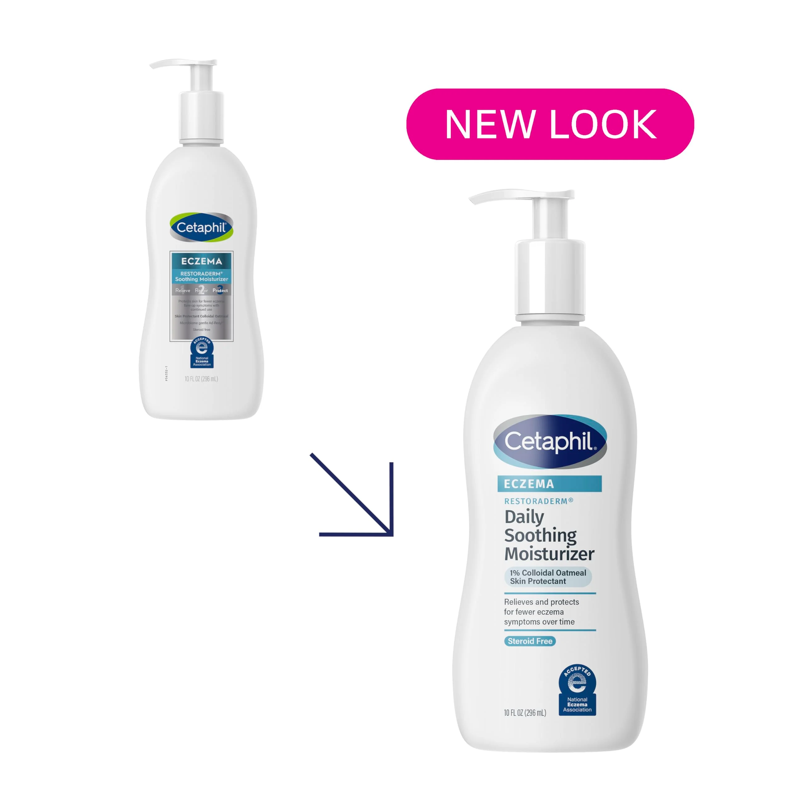 CETAPHIL RESTORADERM Soothing Moisturizer, For Eczema Prone Skin, 10 fl oz, For Dry, Itchy, Irritated Skin, 24Hr Hydration, No Added Fragrance, Doctor Recommended Sensitive Skincare Brand - Image 9