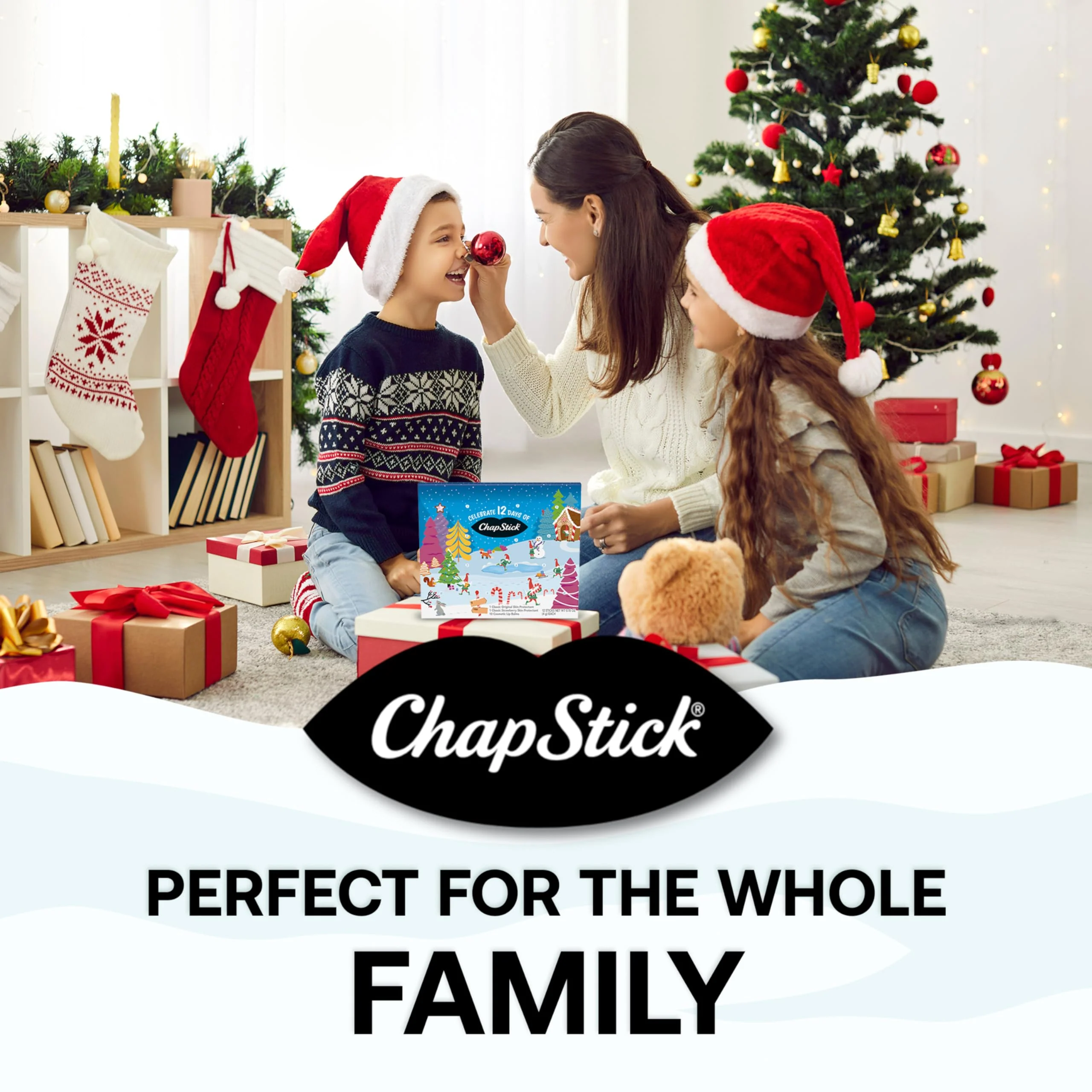 ChapStick 12 Days of Holiday Advent Calendar Lip Balm Gift Set - 0.15 Oz - Image 8