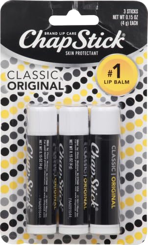 ChapStick Classic Original Lip Balm Tubes, Lip Care - 0.15 Oz (Pack of 3) - Image 15