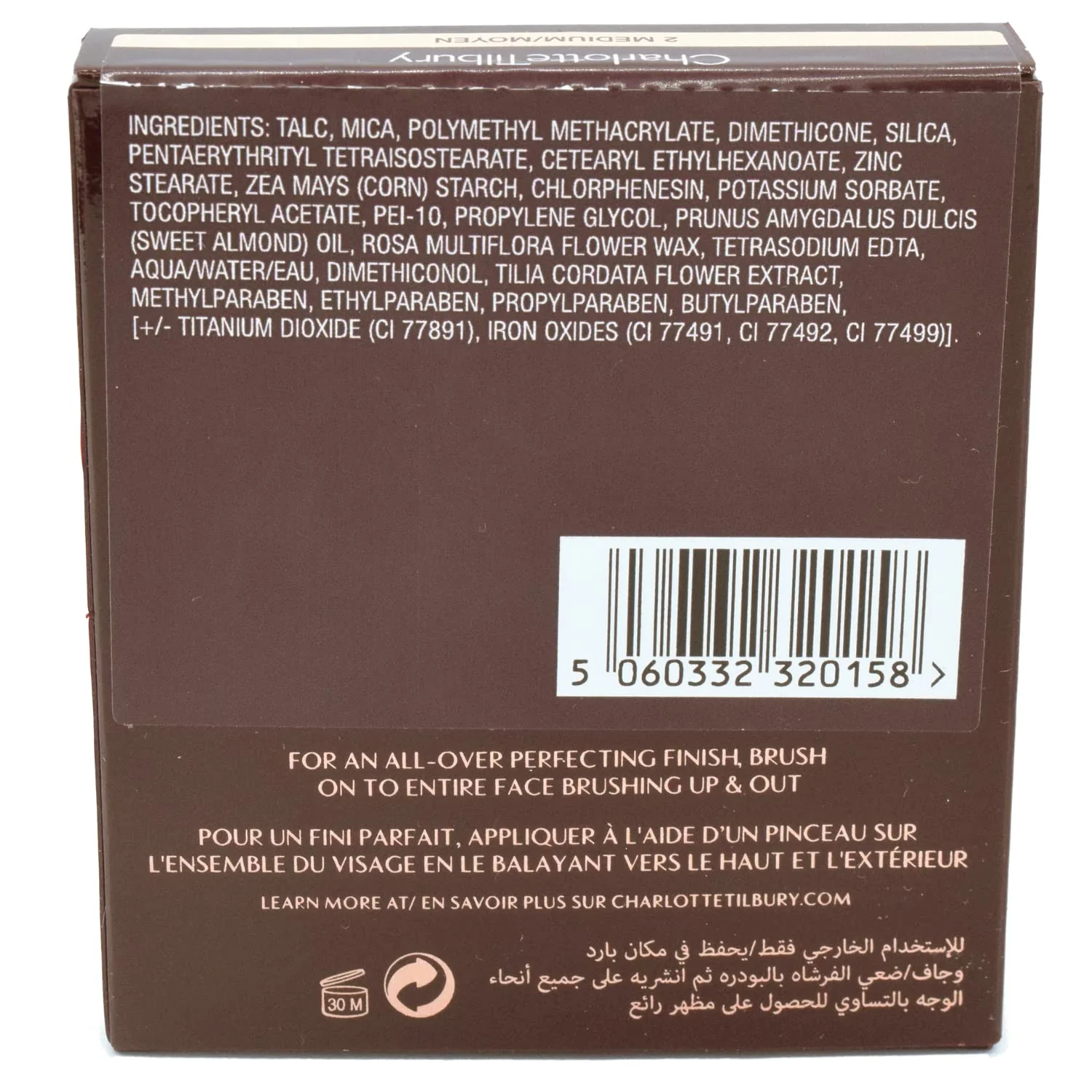Charlotte Tilbury Airbrush Flawless Finish Skin Perfecting Micro Powder MEDIUM - Image 2
