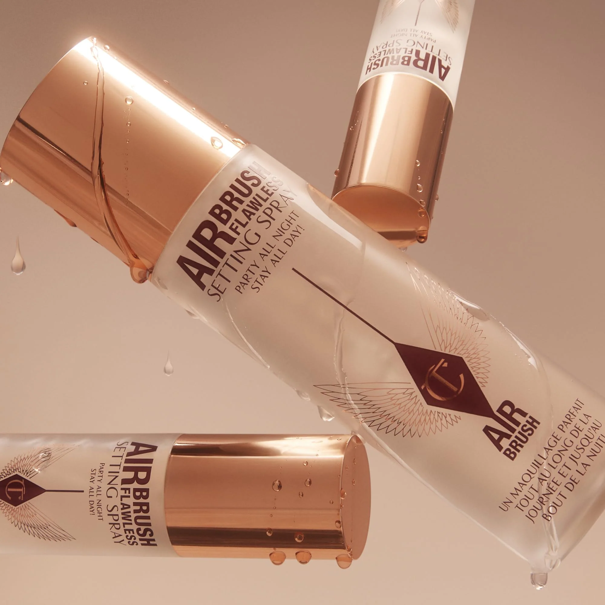 Charlotte Tilbury Airbrush Flawless Setting Spray - Ultra-Fine Hydrating Mist to Prime & Set Face Makeup For Up to 16Hr - Soothes, Blurs Pores & Calms Skin (100ml) - Image 4