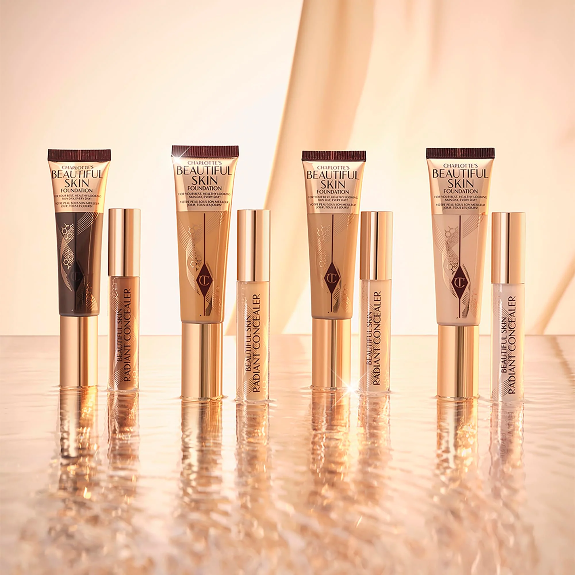 Charlotte Tilbury Beautiful Skin Medium Coverage Hydrating Foundation - Buildable Liquid Makeup for Instant Glow, Plumping Hydration & Lasting Skincare Benefits - 11 Neutral - Image 3