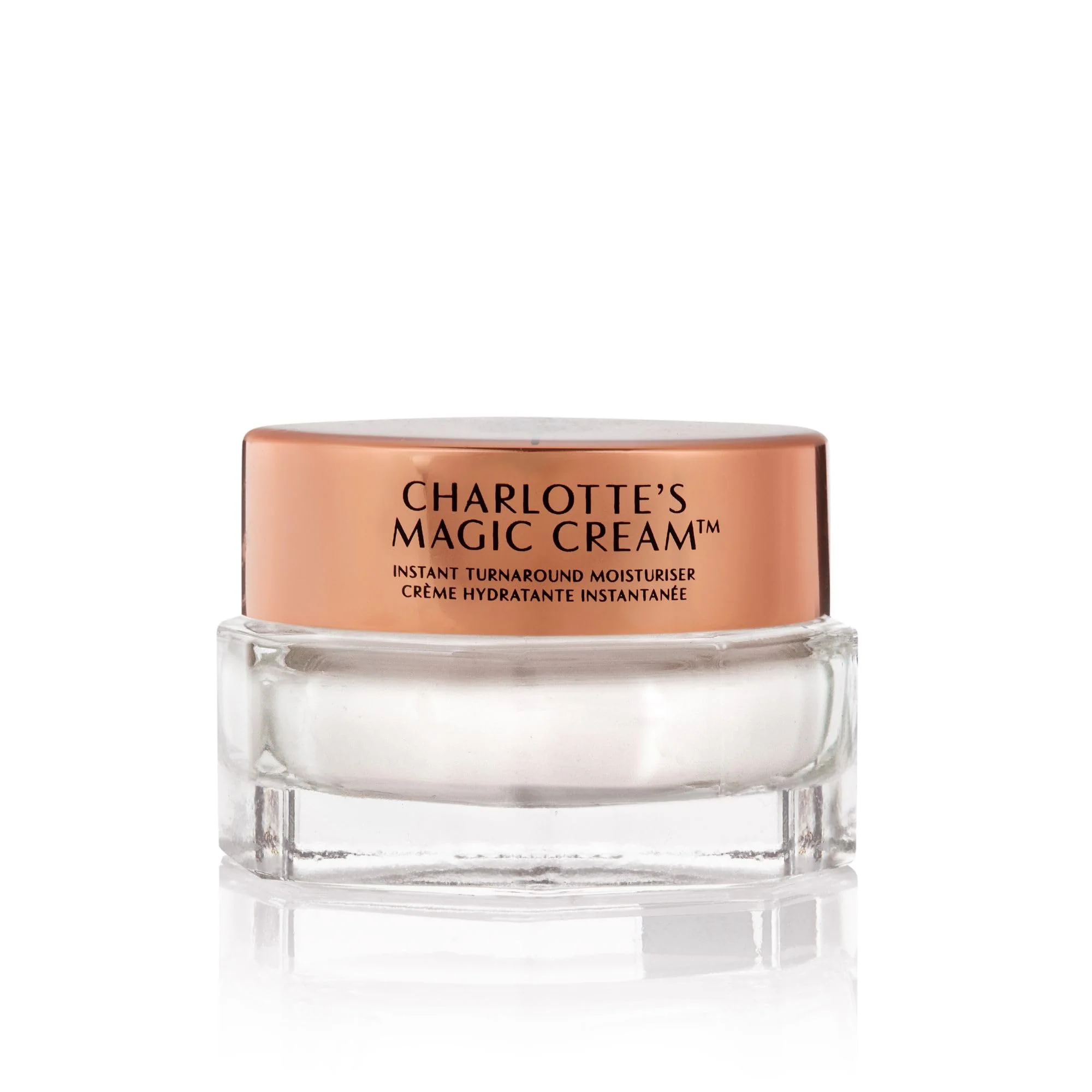 Charlotte Tilbury Magic Cream with Hyaluronic Acid - Travel Size Hydrating Face Moisturizer for Dry Skin - Anti-Aging Cream with Vitamins C & E, Peptides to Smooth, Firm for Perfect Makeup Base (15ml) - Image 2