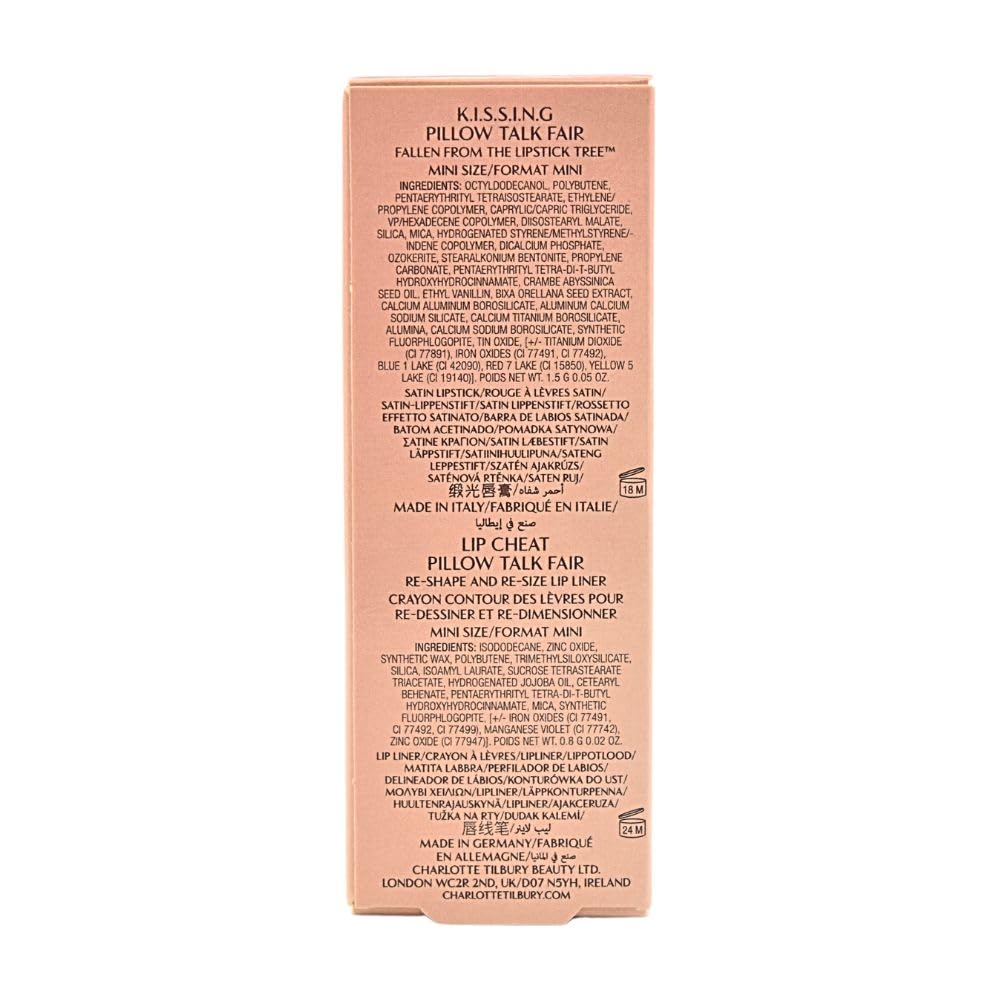 Charlotte Tilbury Mini Pillow Talk Lipstick & Liner Gift Kit - Fair - Image 4