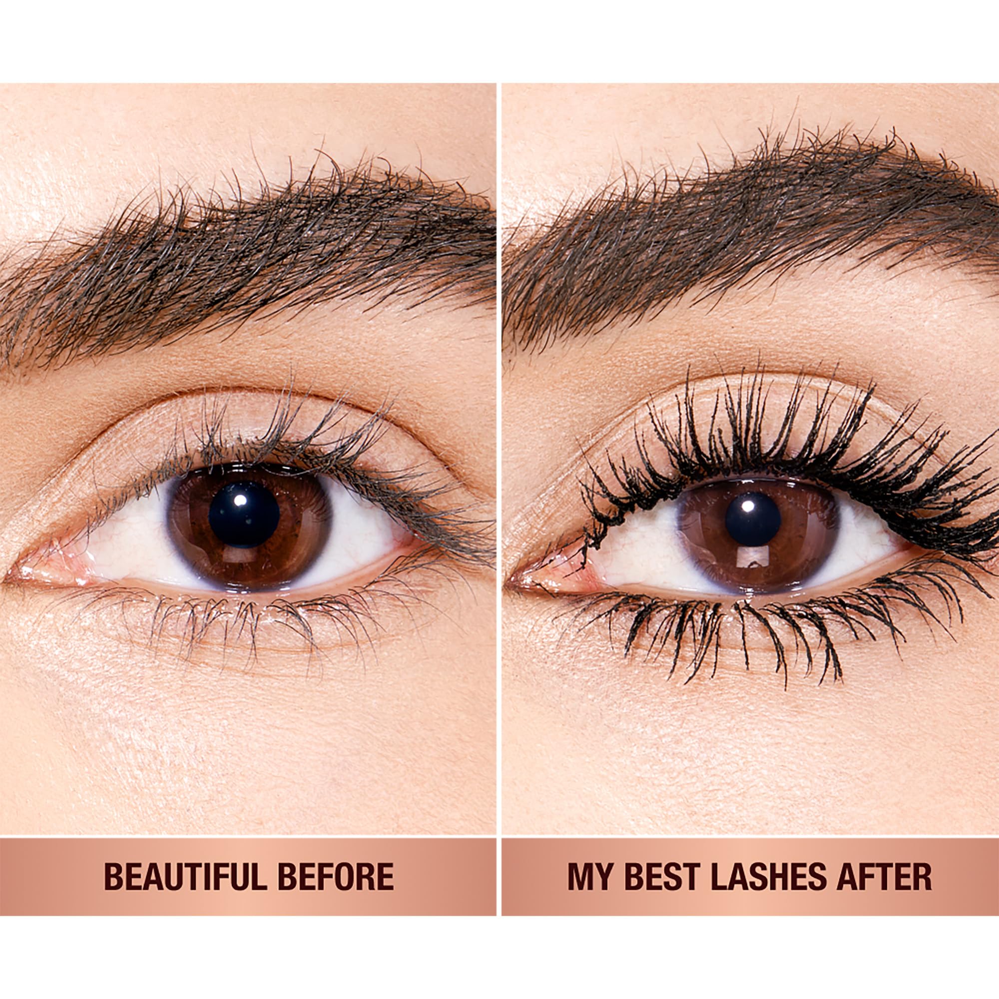 Charlotte Tilbury Pillow Talk Push Up Lashes Mascara - Lengthening Mascara with 24HR Vertical Lift Effect for Instant Volume, Length & Definition - Smudge-Proof Formula - Super Black - Image 5