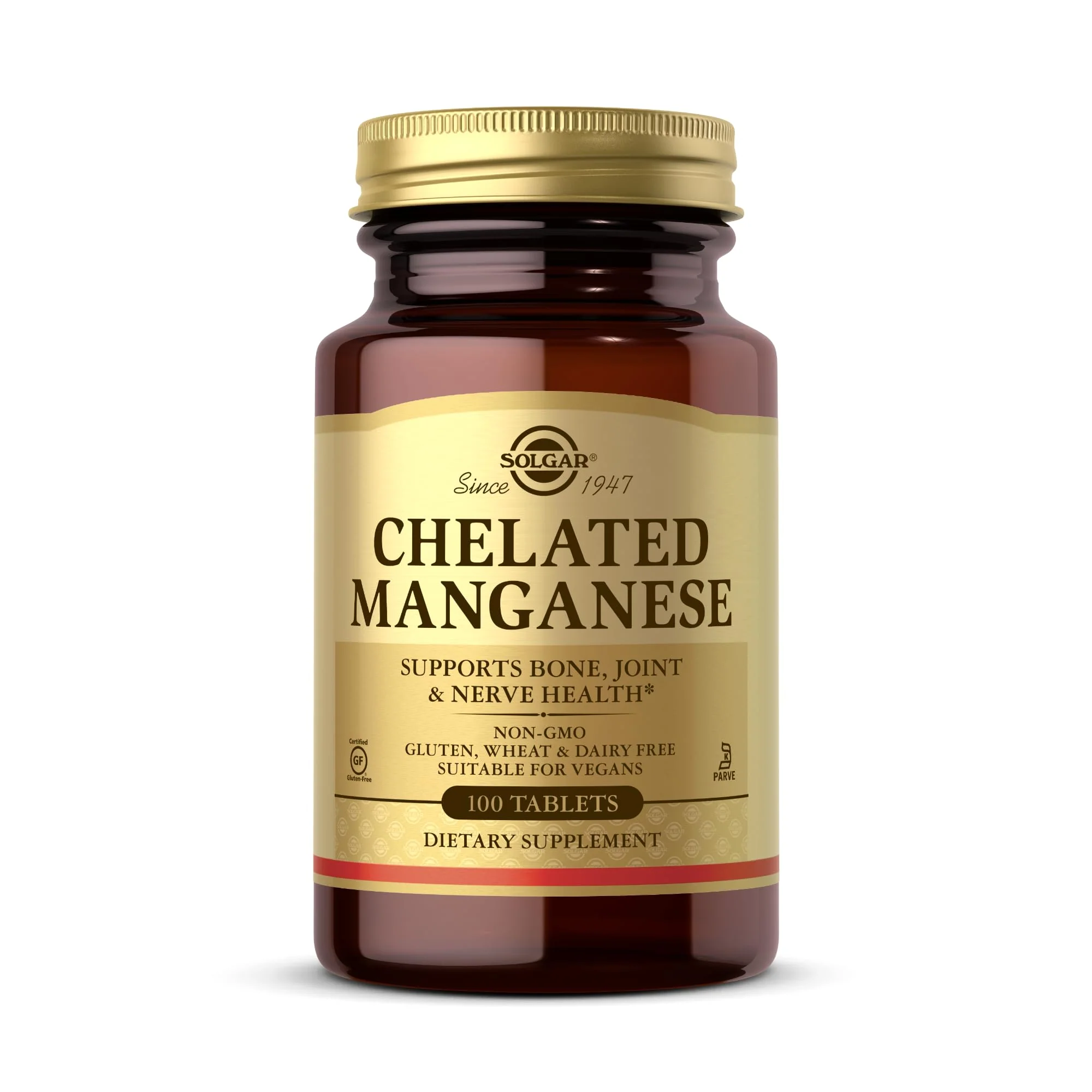 Chelated Manganese Solgar 100 Tabs