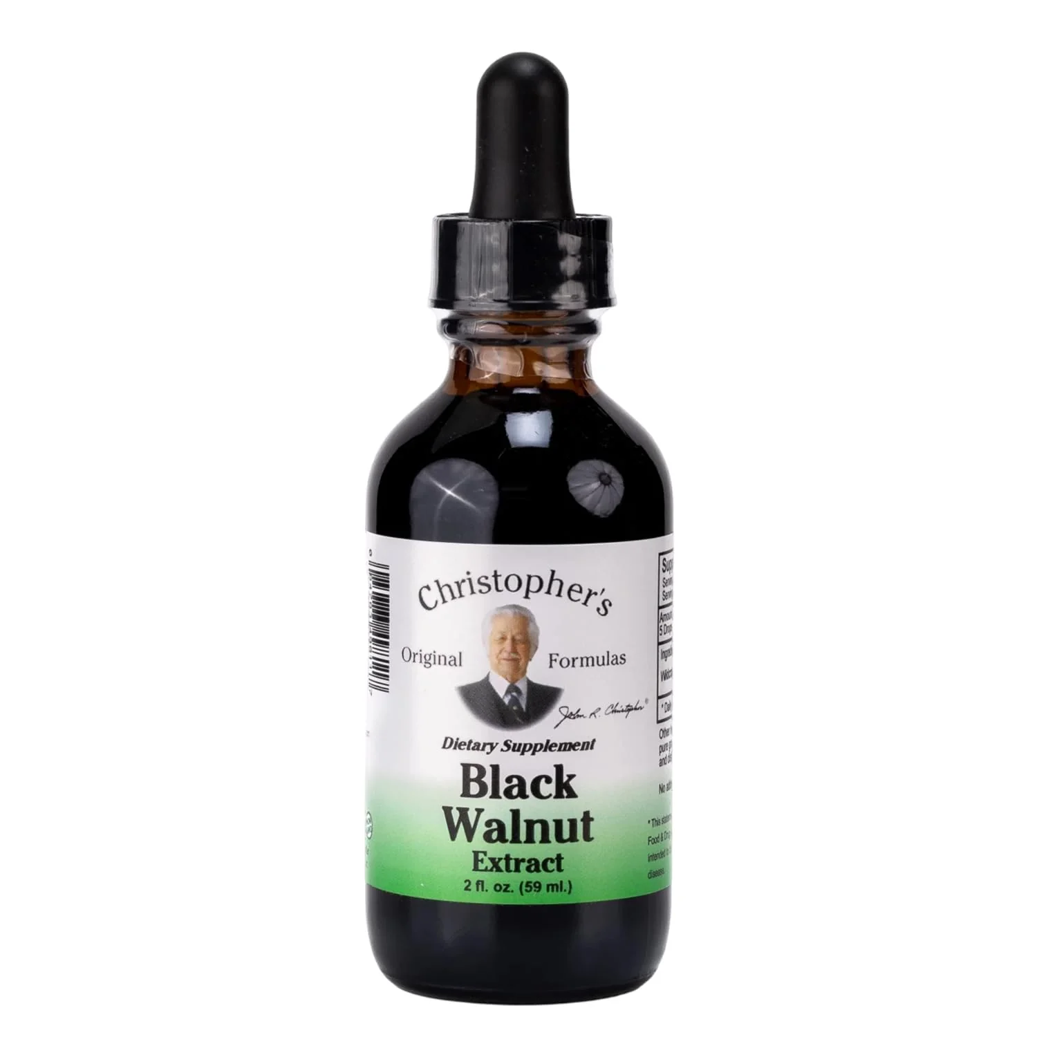 Christopher's Original Formulas Black Walnut Extract, Herbal Liquid Supplement, 2 oz