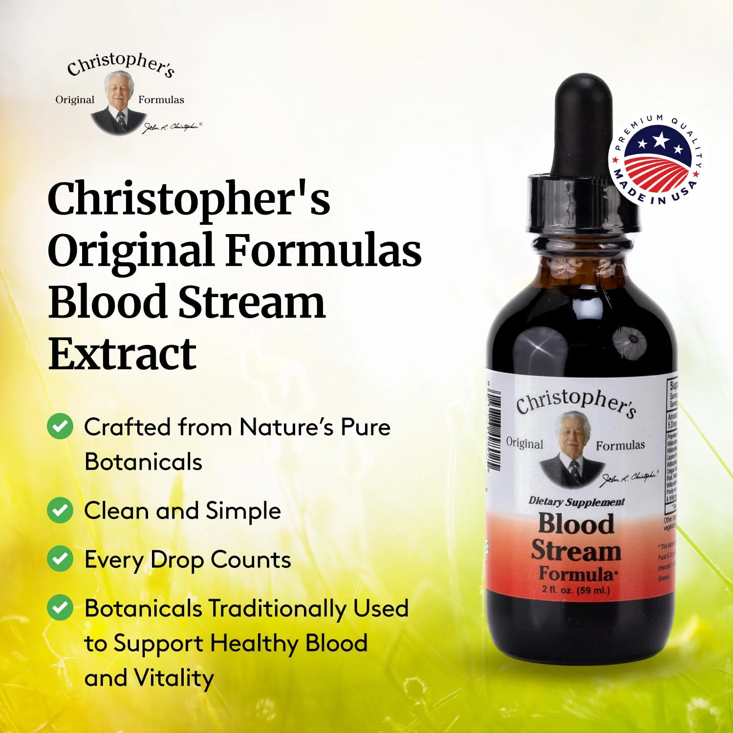 Christopher's Original Formulas Blood Stream Formula, 2 oz Glycerine Extract - Natural Herbal Blend - Image 2