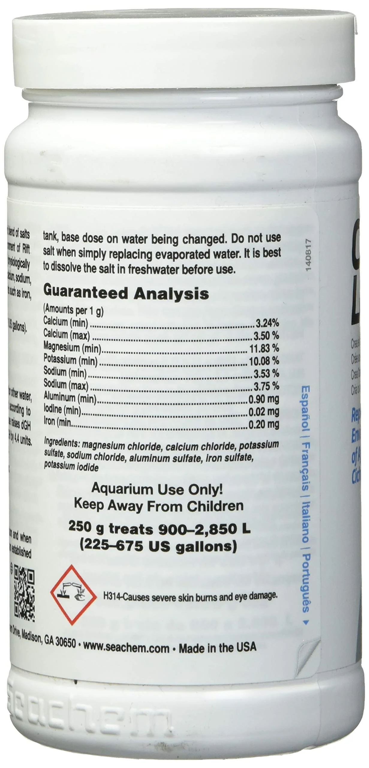 Cichlid Lake Salt, 250 g / 8.8 oz - Image 7