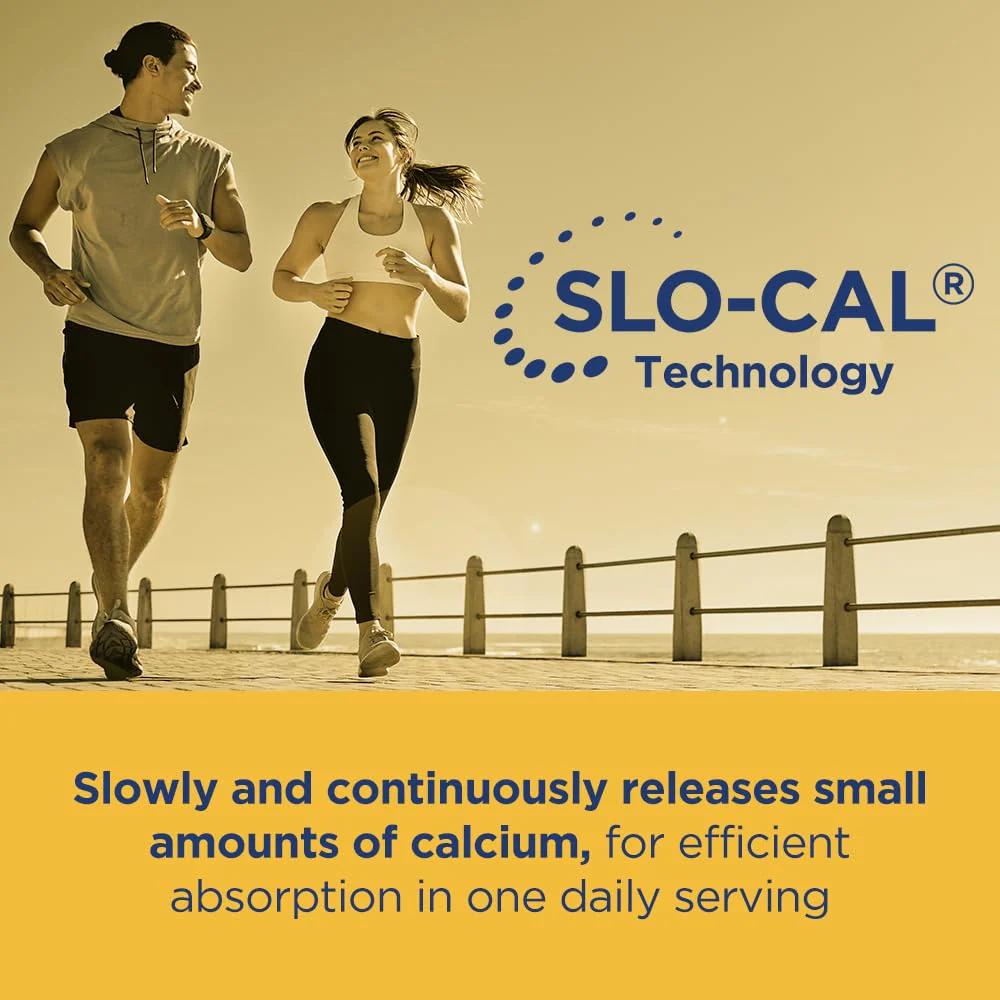 Citracal Slow Release- Calcium 1200 mg with Vitamin D3, Magnesium, Calcium Supplement, Bone Health Support, Take Once Daily Caplet, 185 Count - Image 4