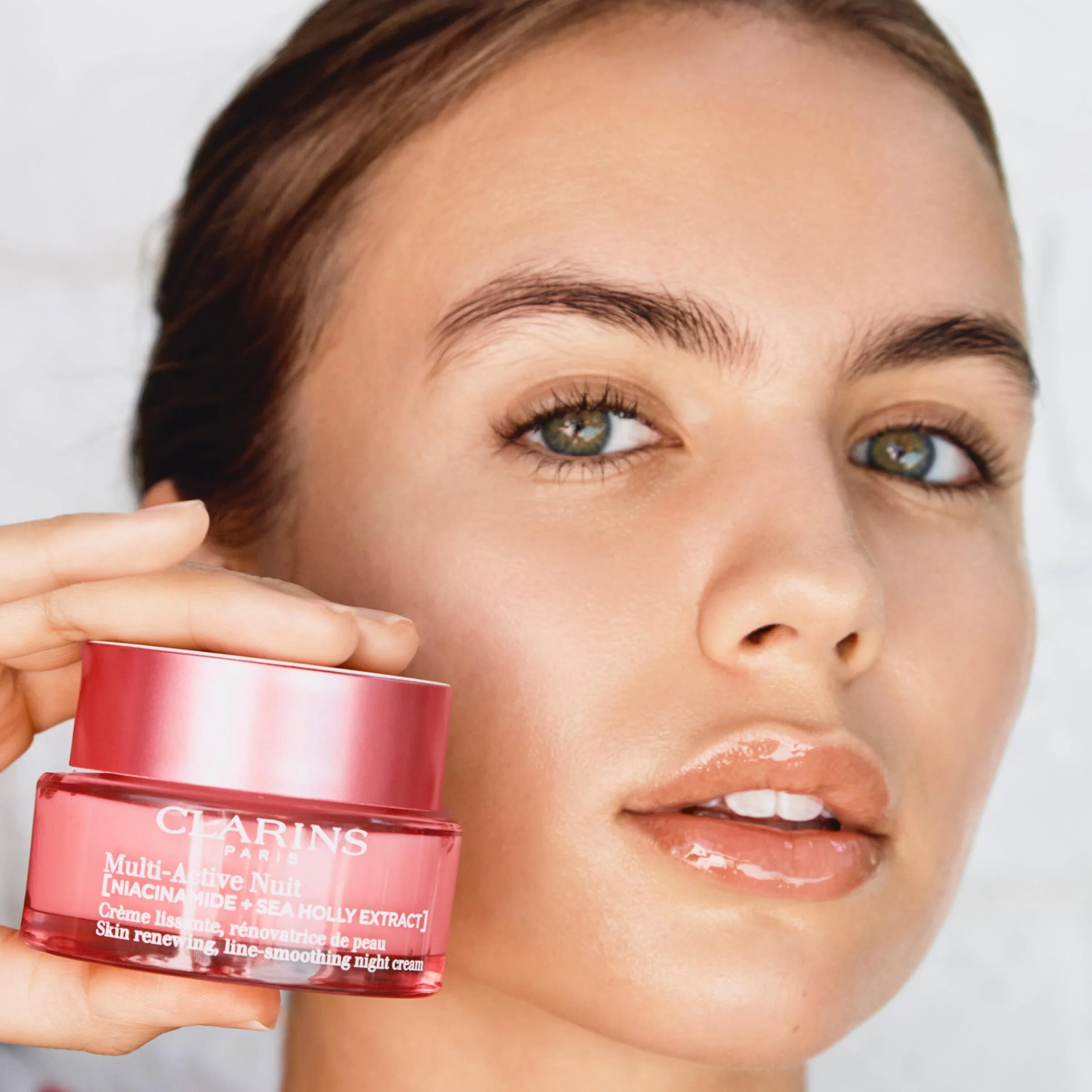 Clarins Multi-Active Renewing Night Moisturizer with Niacinamide | Smooth Fine Lines | Visibly Tighten Pores | Even Tone and Texture | Boost Glow | Strengthen Moisture Barrier | All Skin Types - Image 6