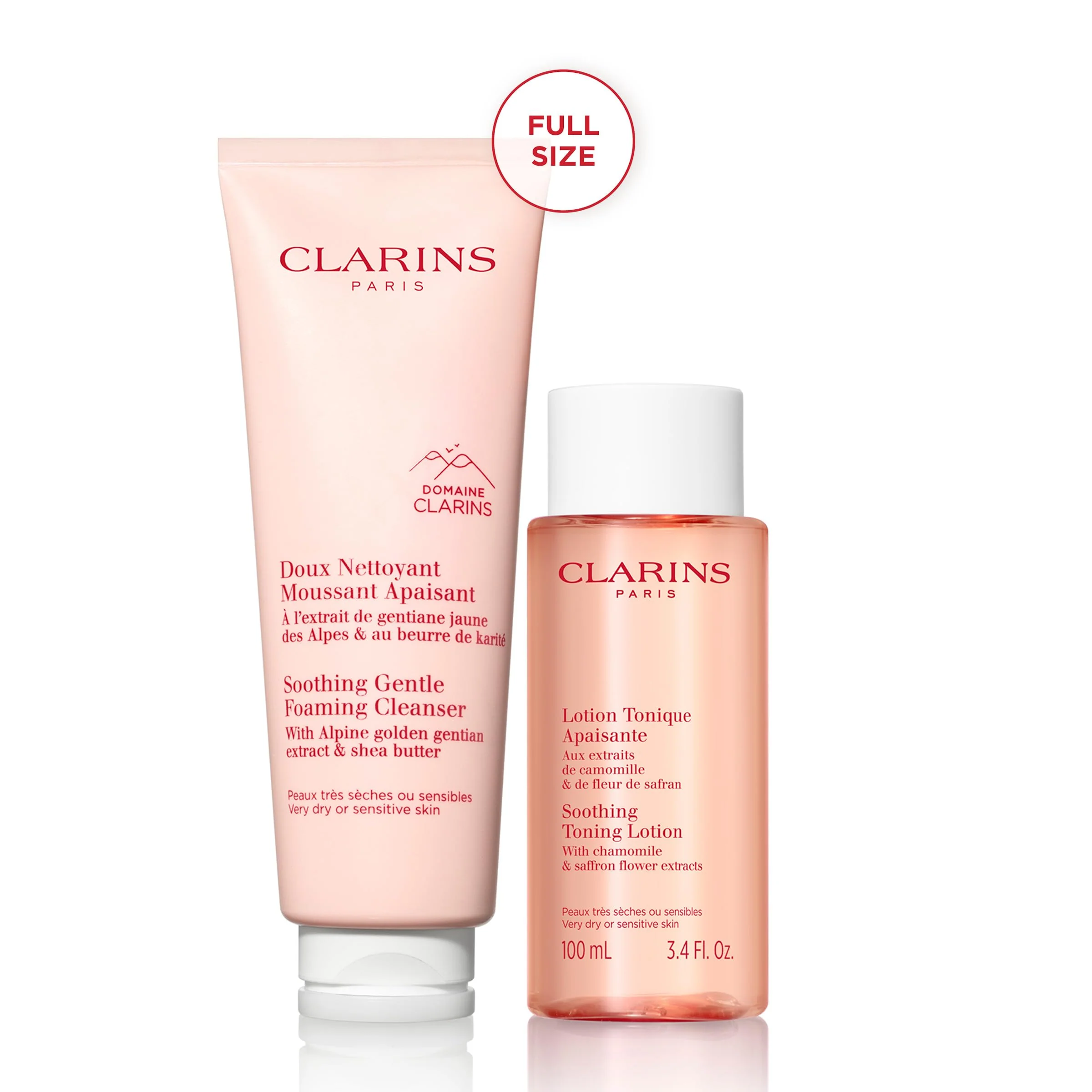 Clarins NEW Soothing Gentle Foaming Face Cleanser | Cleanses, Soothes, and Comforts | Contains Nourishing Shea Butter | Soap-Free| SLS-Free| Very Dry or Sensitive Skin Types - Image 6