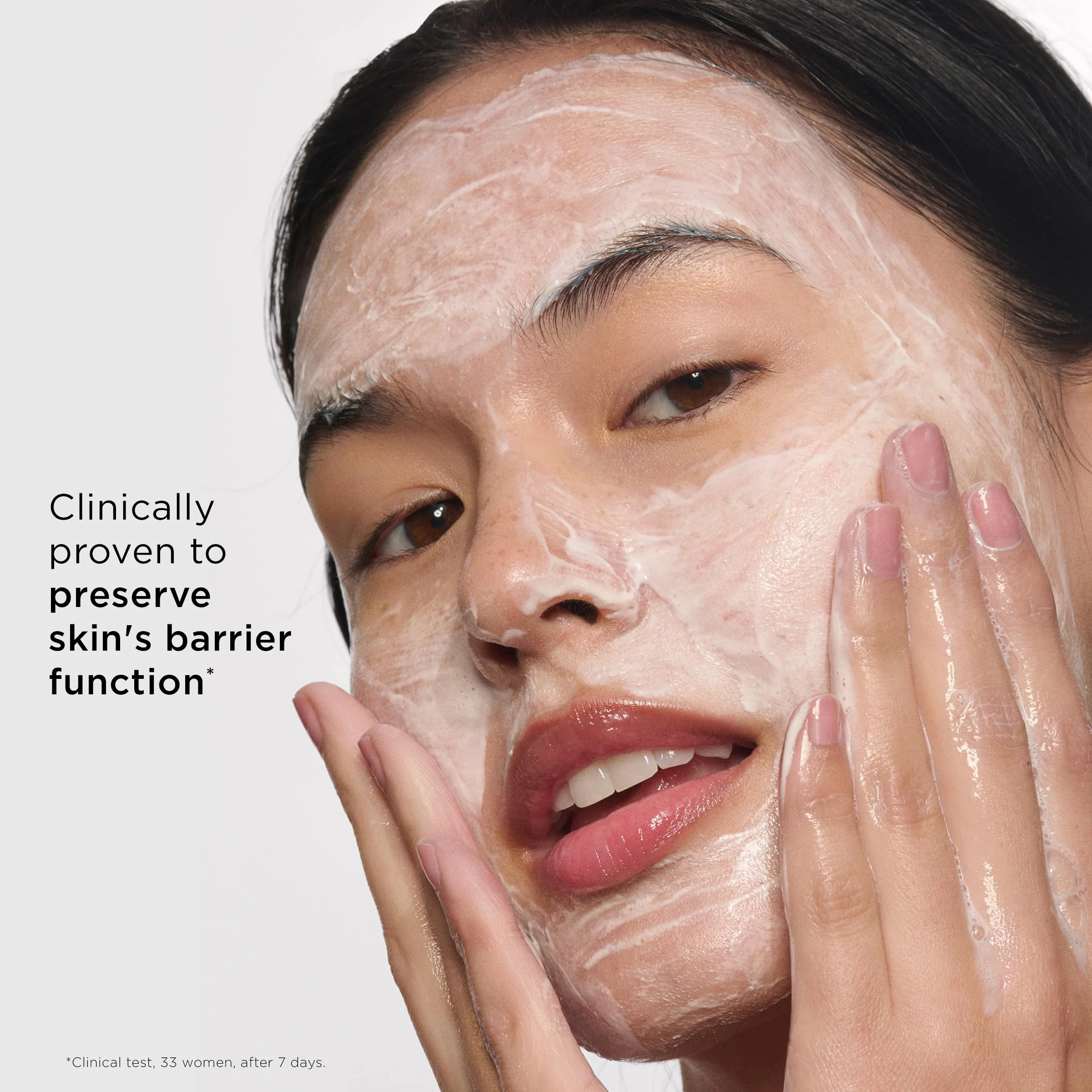 Clarins Soothing Gentle Foaming Face Cleanser | Cleanses, Soothes, and Comforts | Contains Nourishing Shea Butter | Soap-Free| SLS-Free| Very Dry or Sensitive Skin Types | 4.2 Ounces (Pack of 1) - Image 8