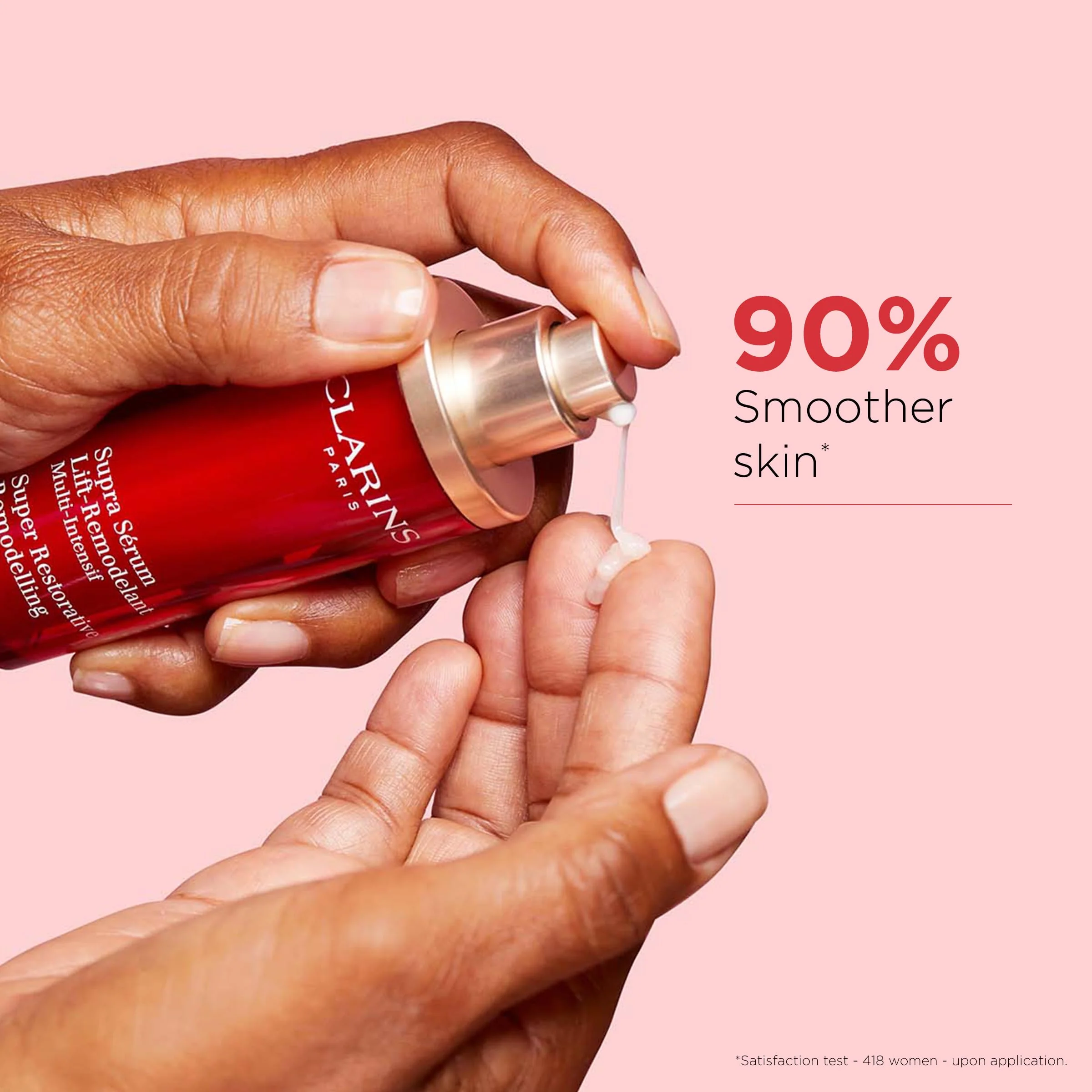 Clarins Super Restorative Remodelling Anti-Aging Serum For Mature Skin Weakened By Hormonal Changes | Replenishes, Illuminates and Helps Visibly Define Facial Contours, 1 Fl Oz (Pack of 1) - Image 7