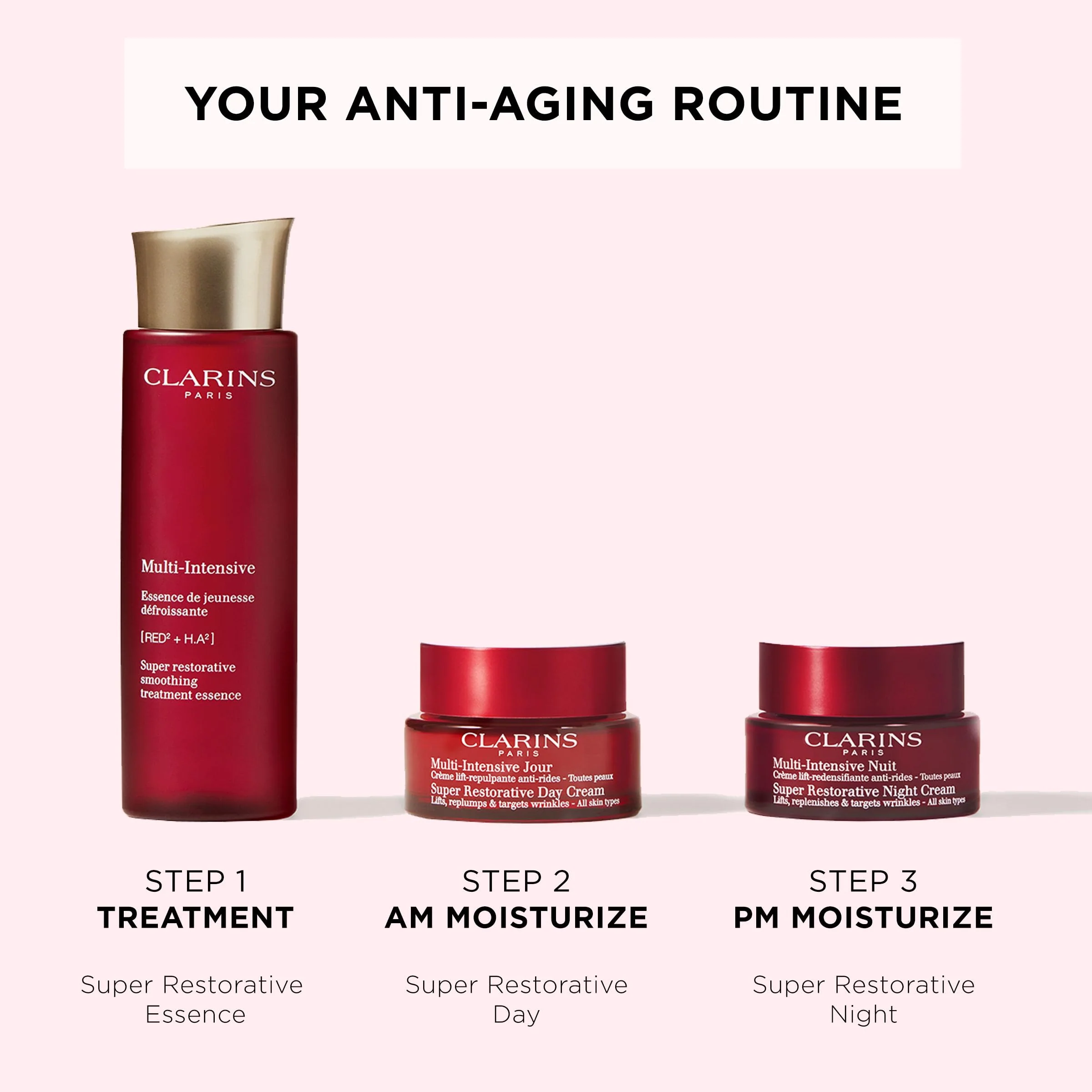 Clarins Super Restorative Treatment Essence | Anti-Aging Face Lotion For Mature Skin Weakened By Hormonal Changes | Visibly Smoothes, Refines Pores, Softens Skin and Restores Radiance | 6.7 Fl Oz - Image 3