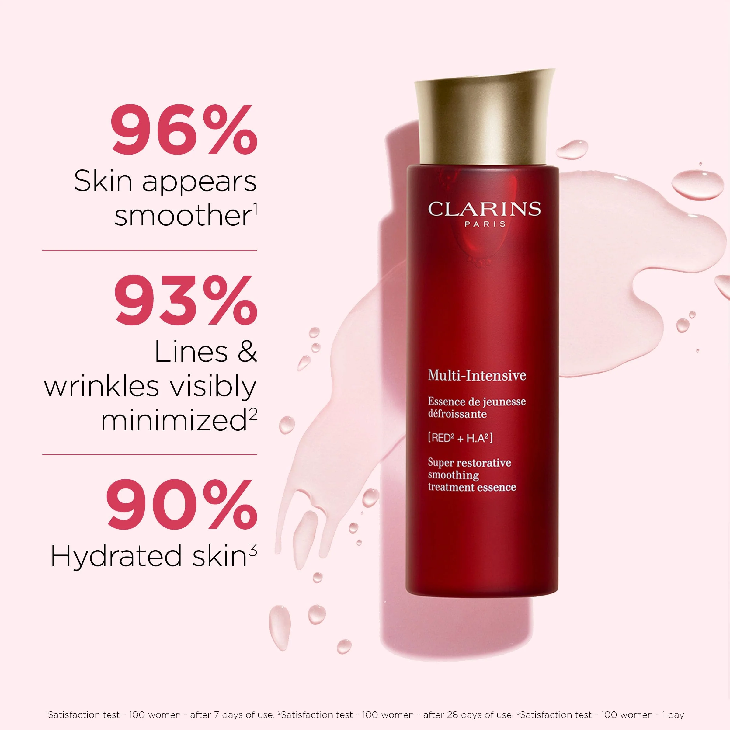 Clarins Super Restorative Treatment Essence | Anti-Aging Face Lotion For Mature Skin Weakened By Hormonal Changes | Visibly Smoothes, Refines Pores, Softens Skin and Restores Radiance | 6.7 Fl Oz - Image 7