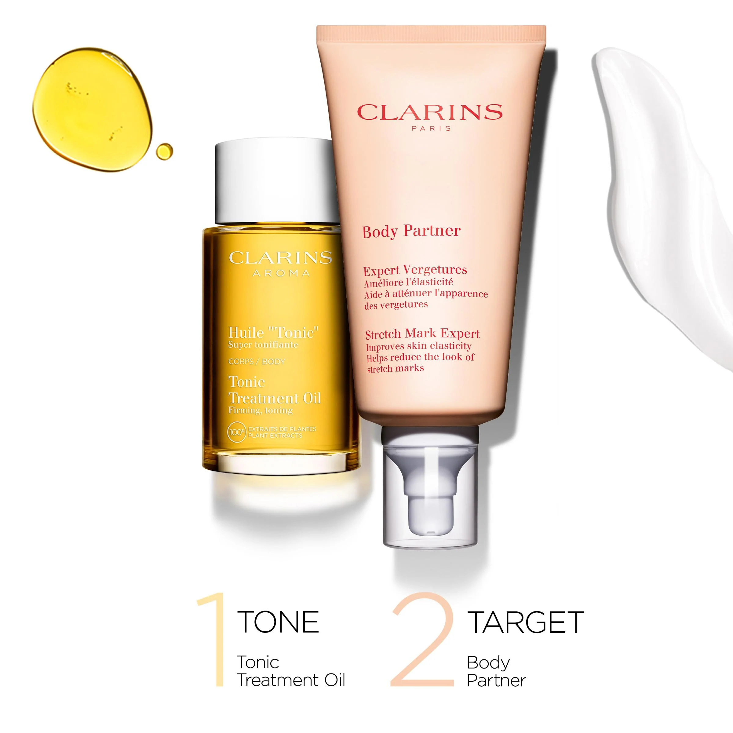 Clarins Tonic Body Treatment Oil | Stretch Mark Pregnancy Care | Skin Elasticity Is Improved After 28 Days* | Visibly Firms and Tones | Dermatologist Tested | Natural 100% Plant Extracts - Image 3