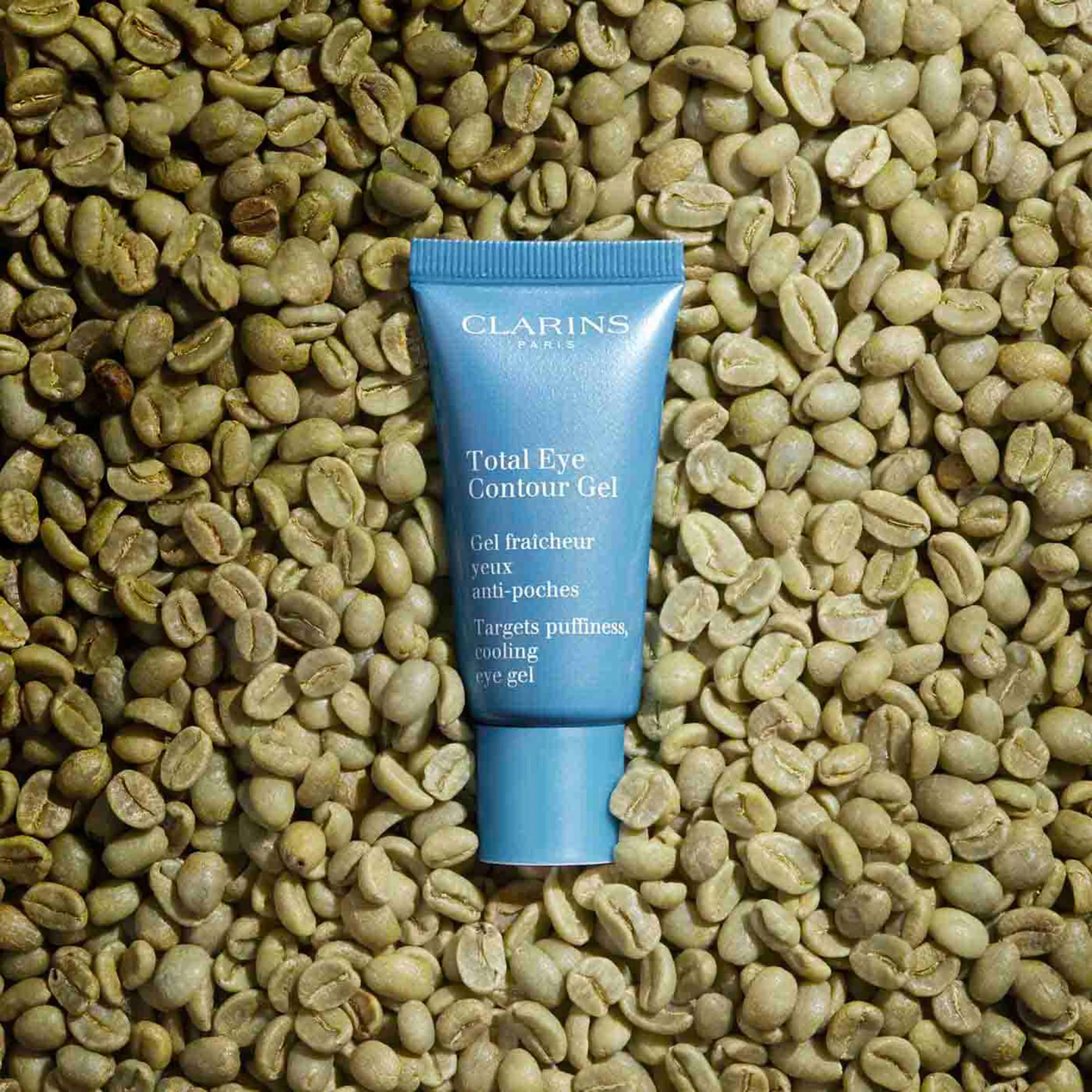 Clarins Total Eye Contour Gel | Cooling Eye Gel | Visibly Reduces Dark Circles and Puffiness | Refreshes, Hydrates and Soothes | Blend Of Natural Ingredients | All Skin Types | 0.6 Ounces - Image 3