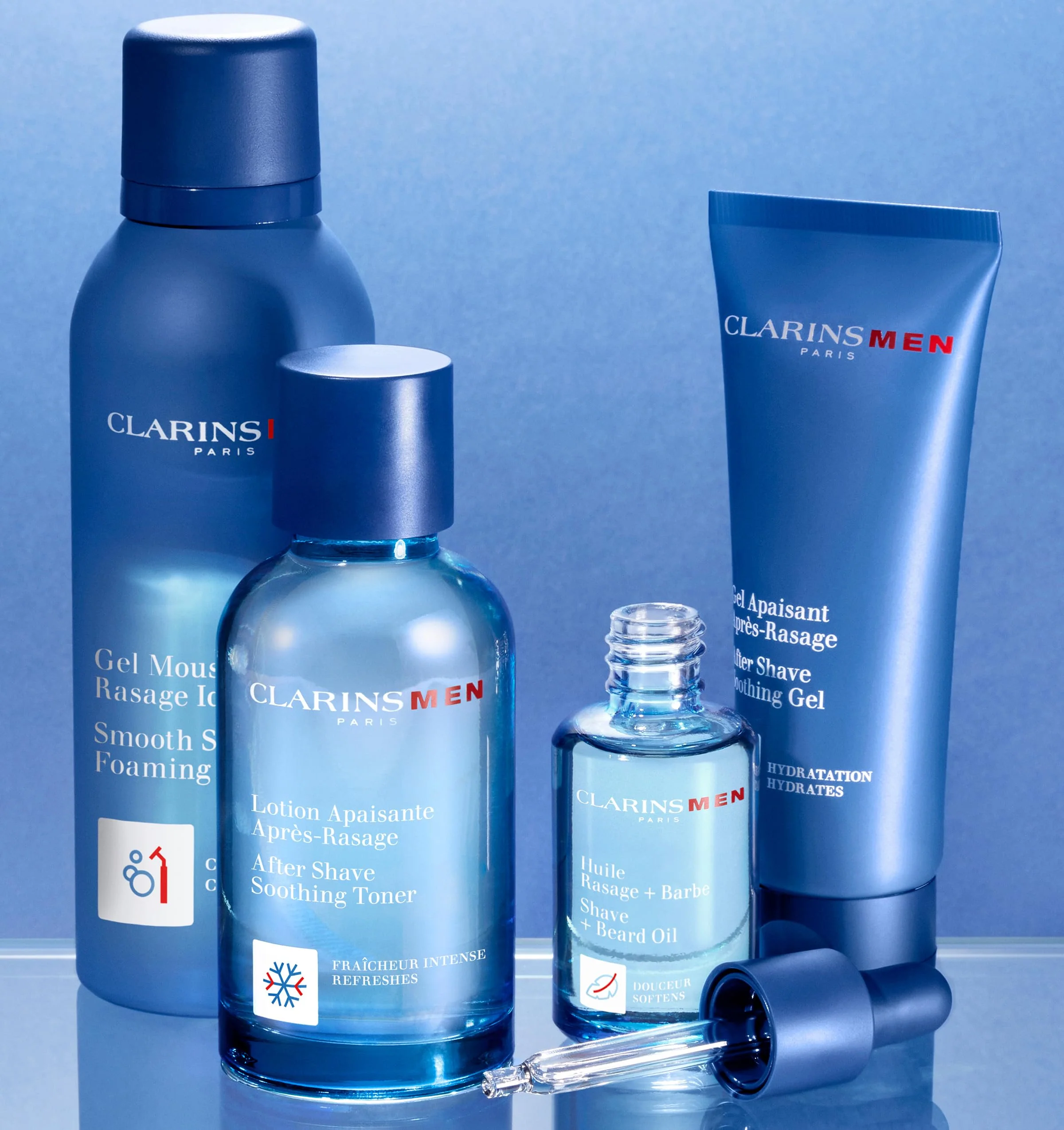 CLARINSMEN Smooth Shave Foaming Gel | Moisturizing Shave Gel for Men| Soothes and Softens| Energizes Skin| Conditions Beard Hair | Helps Protect Against Irritation and Razor Burn | 5.0 Ounces - Image 3