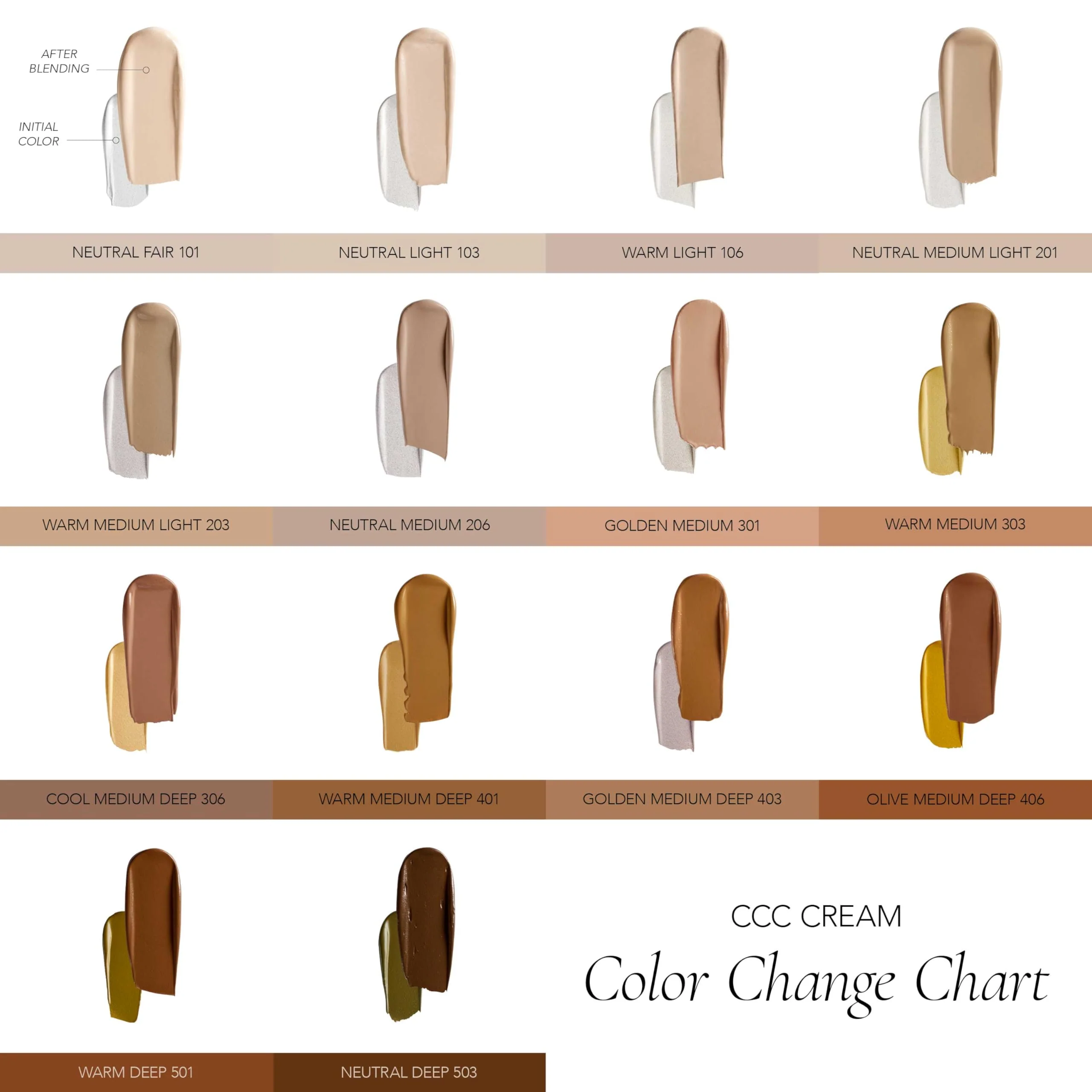 CLE Cosmetics CCC Cream (Warm Light 106 / SPF 50) - Color Correcting With Sunscreen - Lightweight, Hydrating Foundation - BB & CC Hybrid - Light to Medium Coverage - 1 fl oz - Image 4