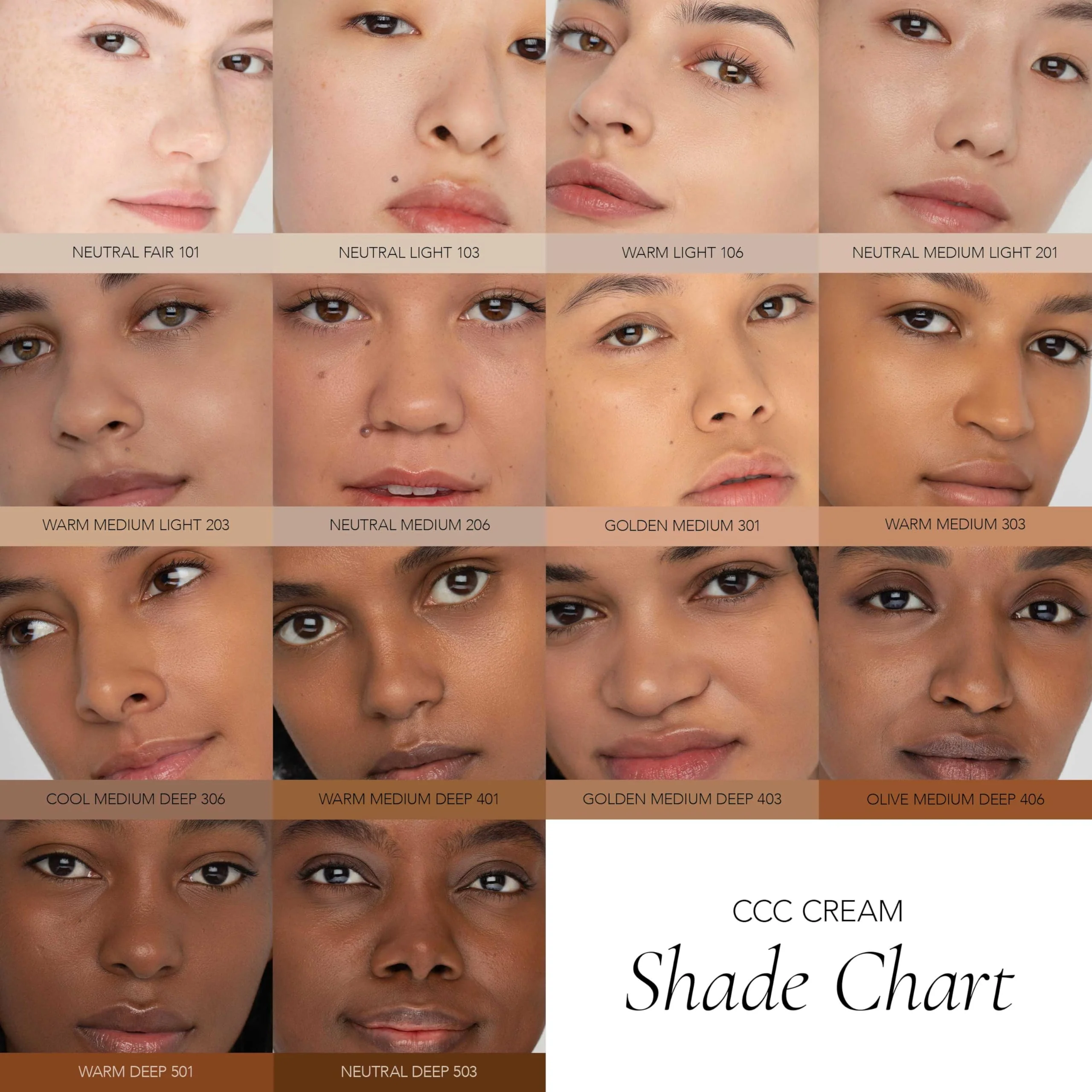 CLE Cosmetics CCC Cream (Warm Light 106 / SPF 50) - Color Correcting With Sunscreen - Lightweight, Hydrating Foundation - BB & CC Hybrid - Light to Medium Coverage - 1 fl oz - Image 8