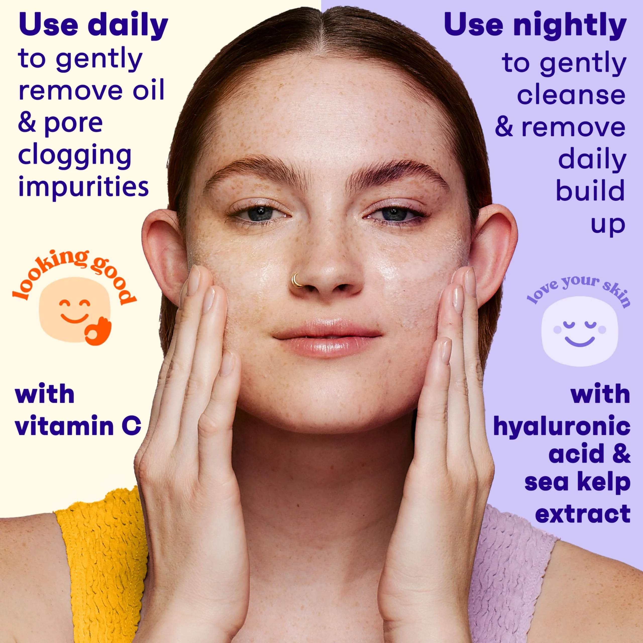 Clean & Clear 2-Pack Oil-Free Facial Cleansers with Citrus Scent, Morning Burst and Night Relaxing, 16 oz - Image 4