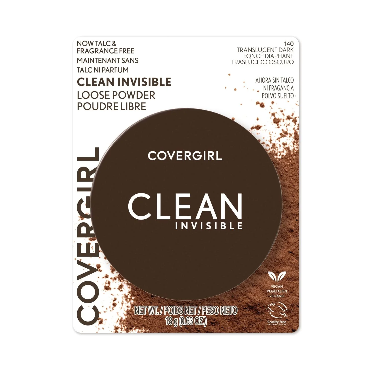 Clean Invisible Loose Powder Translucent Dark - Image 6