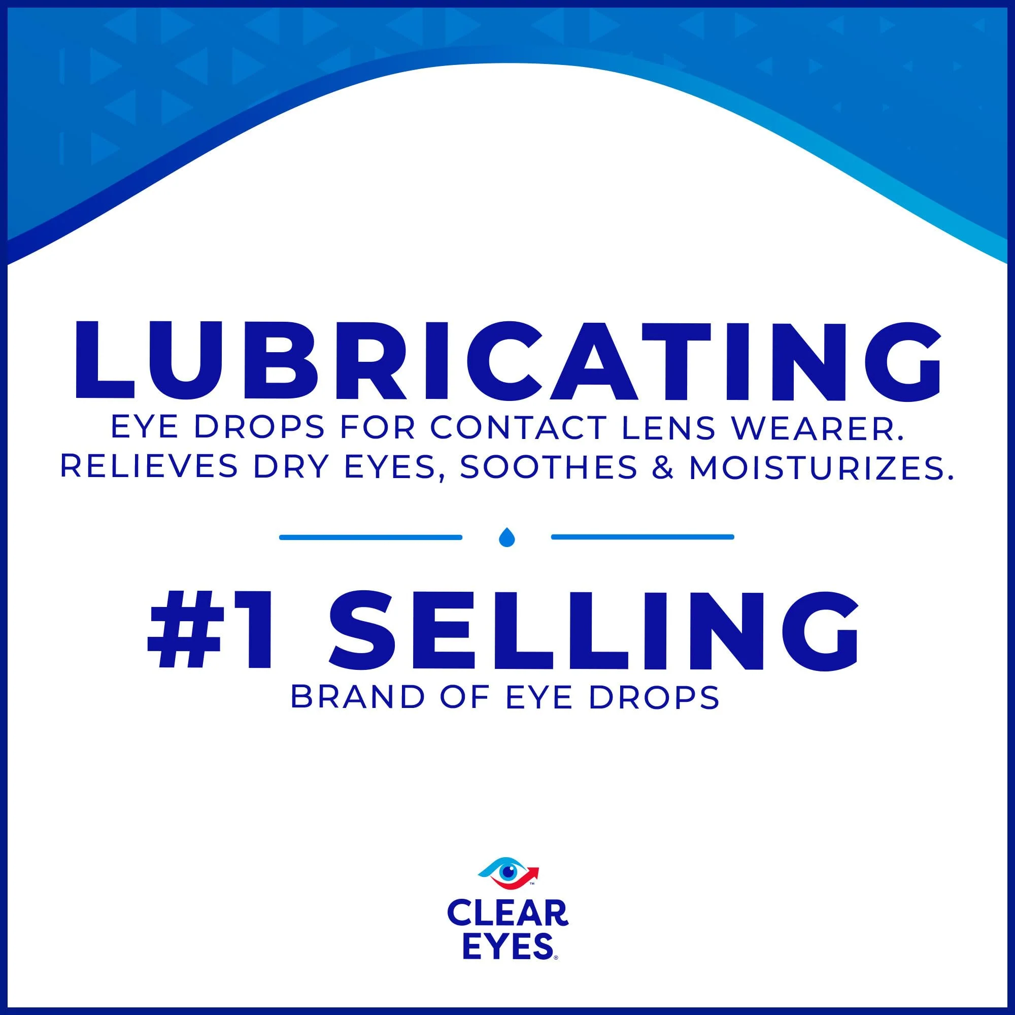 Clear Eyes Contact Lens Relief Eye Drops, 0.5 Fl Oz - Image 2