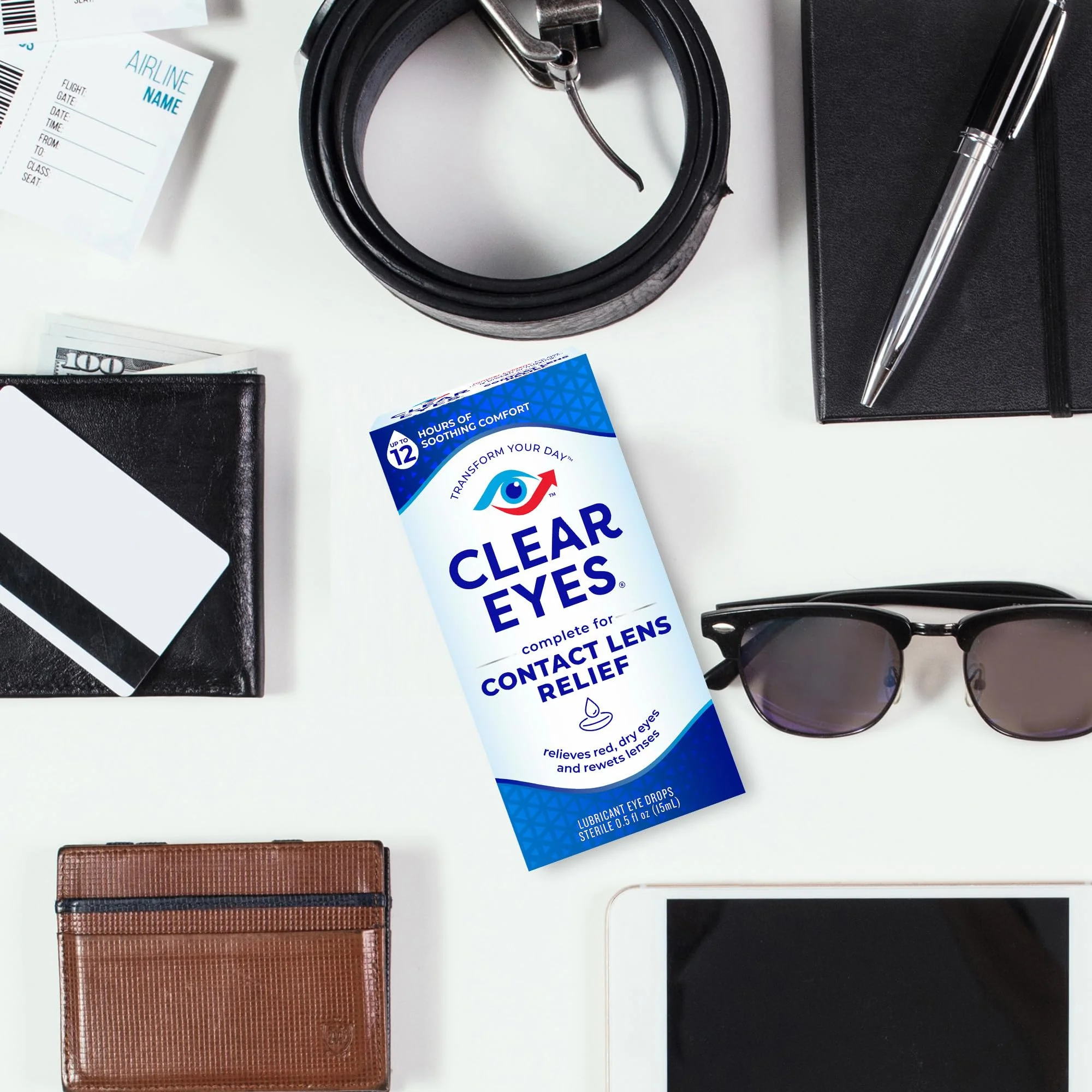 Clear Eyes Contact Lens Relief Eye Drops, 0.5 Fl Oz - Image 4
