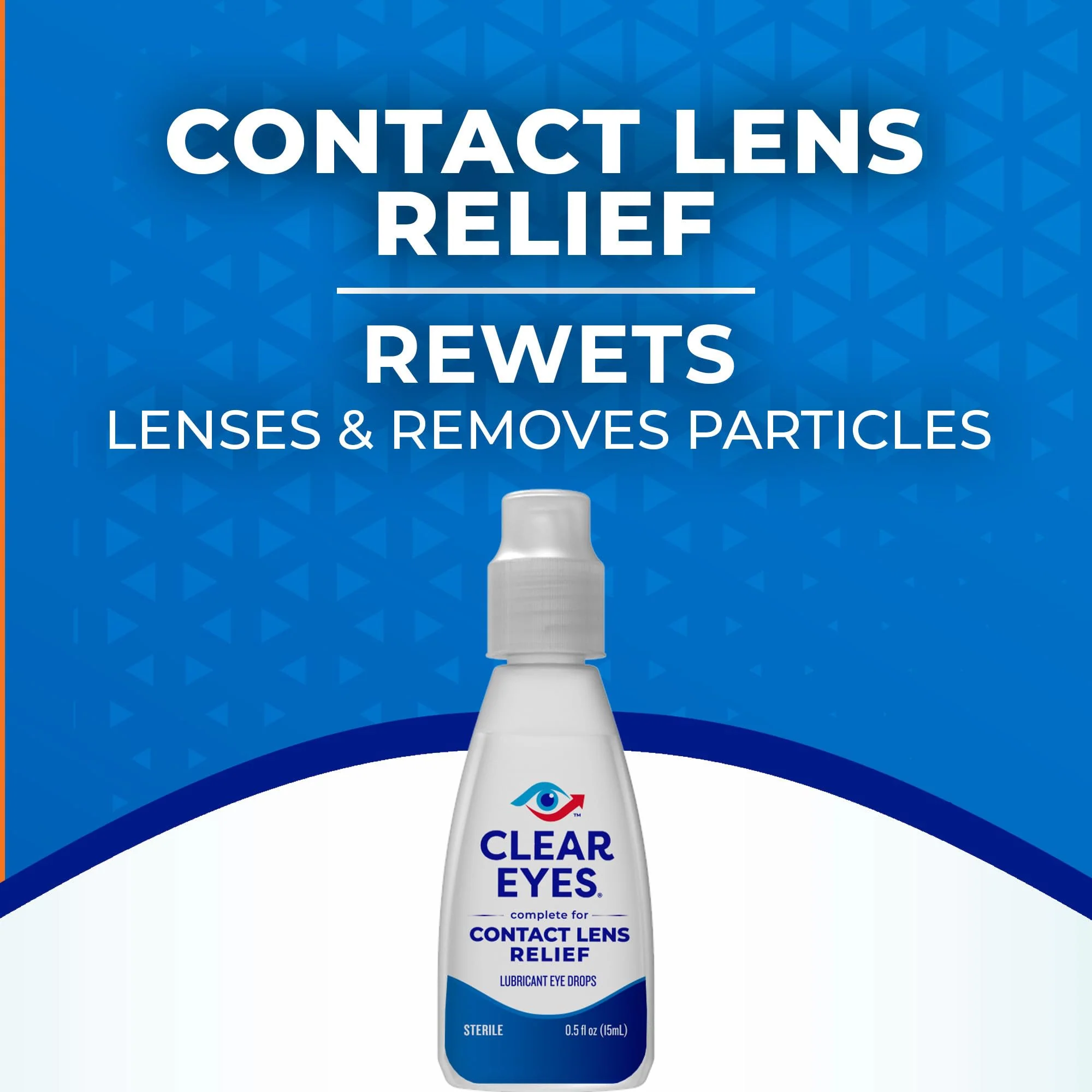 Clear Eyes Contact Lens Relief Eye Drops, 0.5 Fl Oz - Image 5
