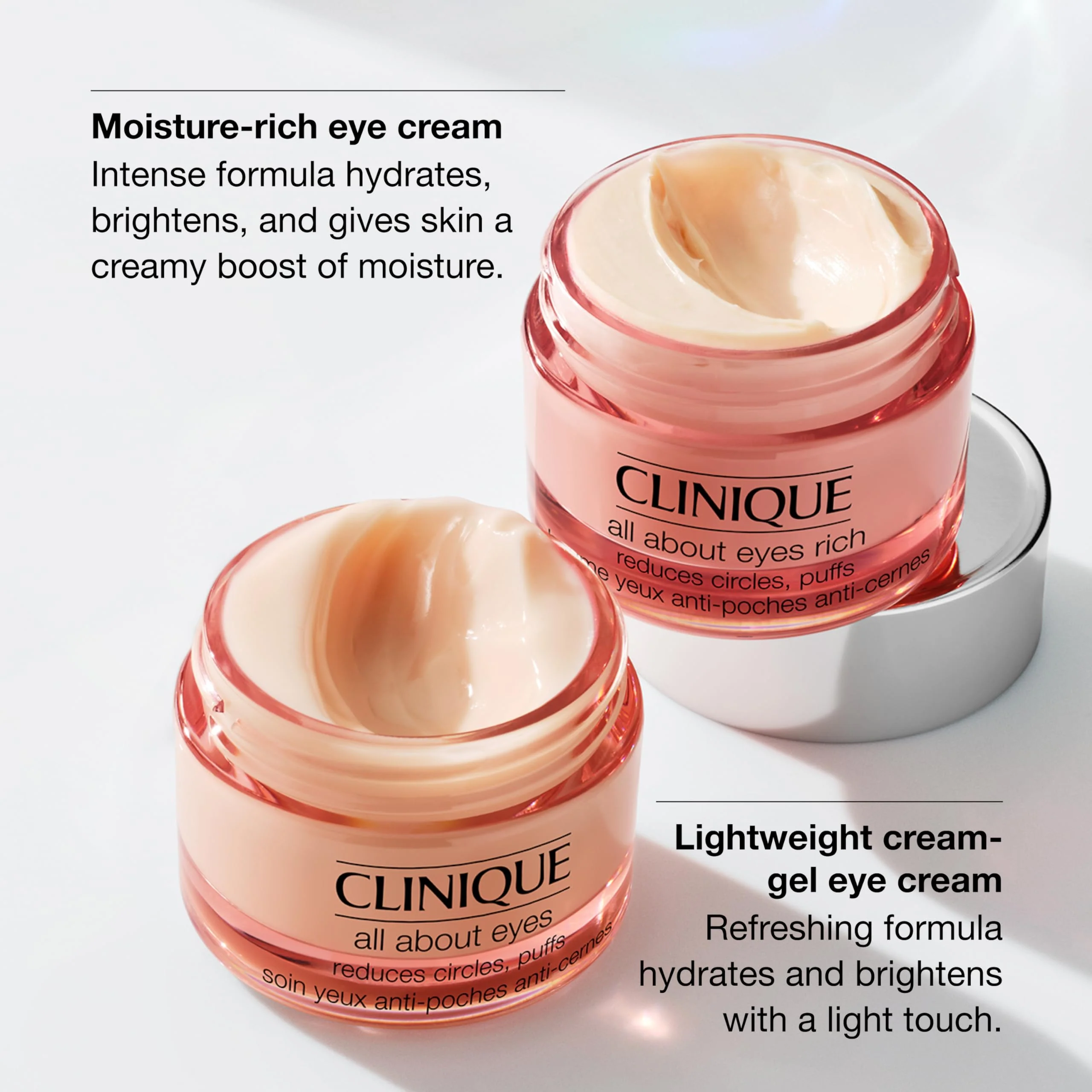Clinique All About Eyes Lightweight Eye Cream With Vitamin C | Hydrating, Brightening, Depuffing + Dark Circle Reducing, Mini Travel Size, 0.5 Ounce - Image 5
